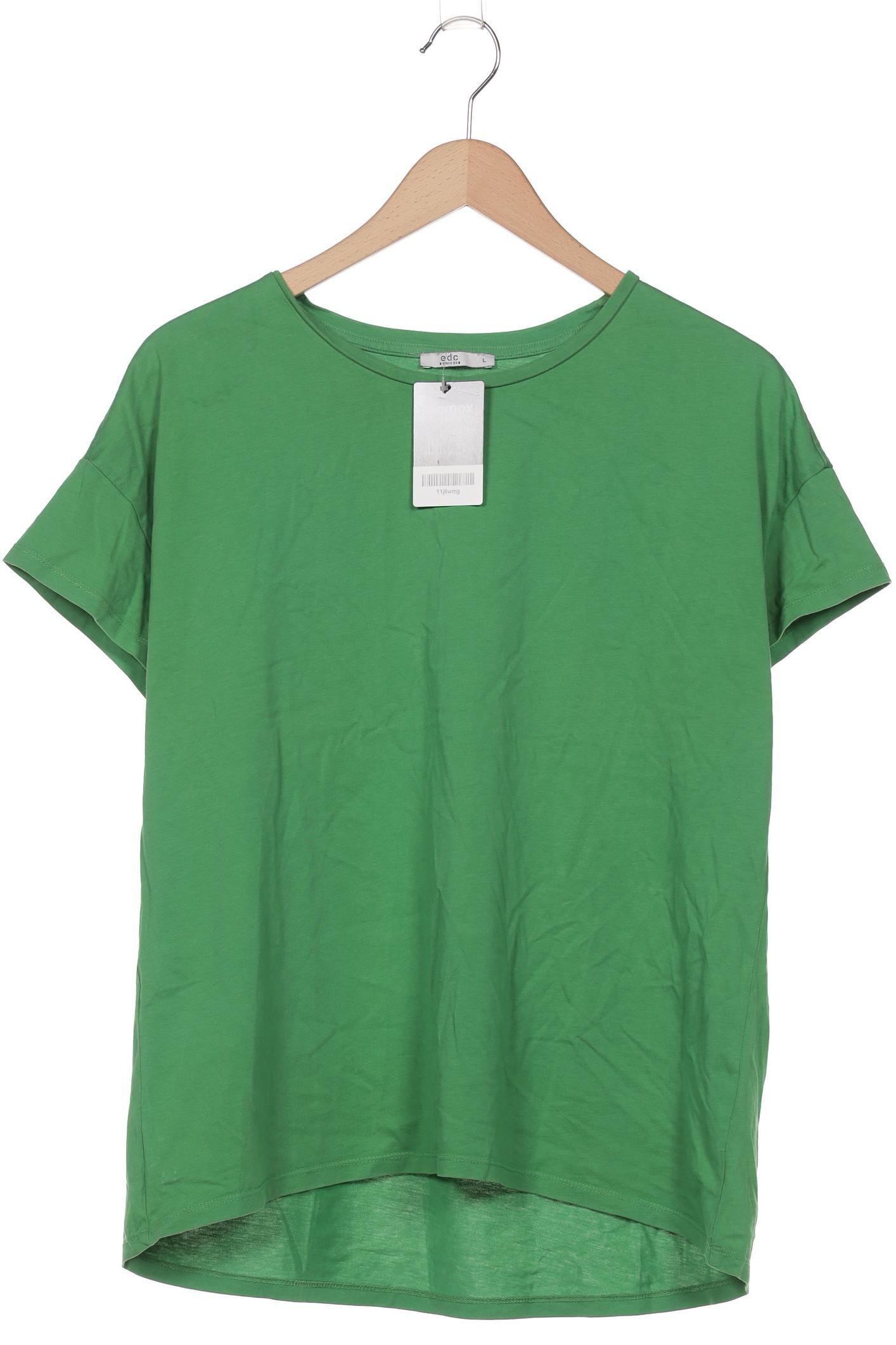 

edc by Esprit Damen T-Shirt, grün, Gr. 42