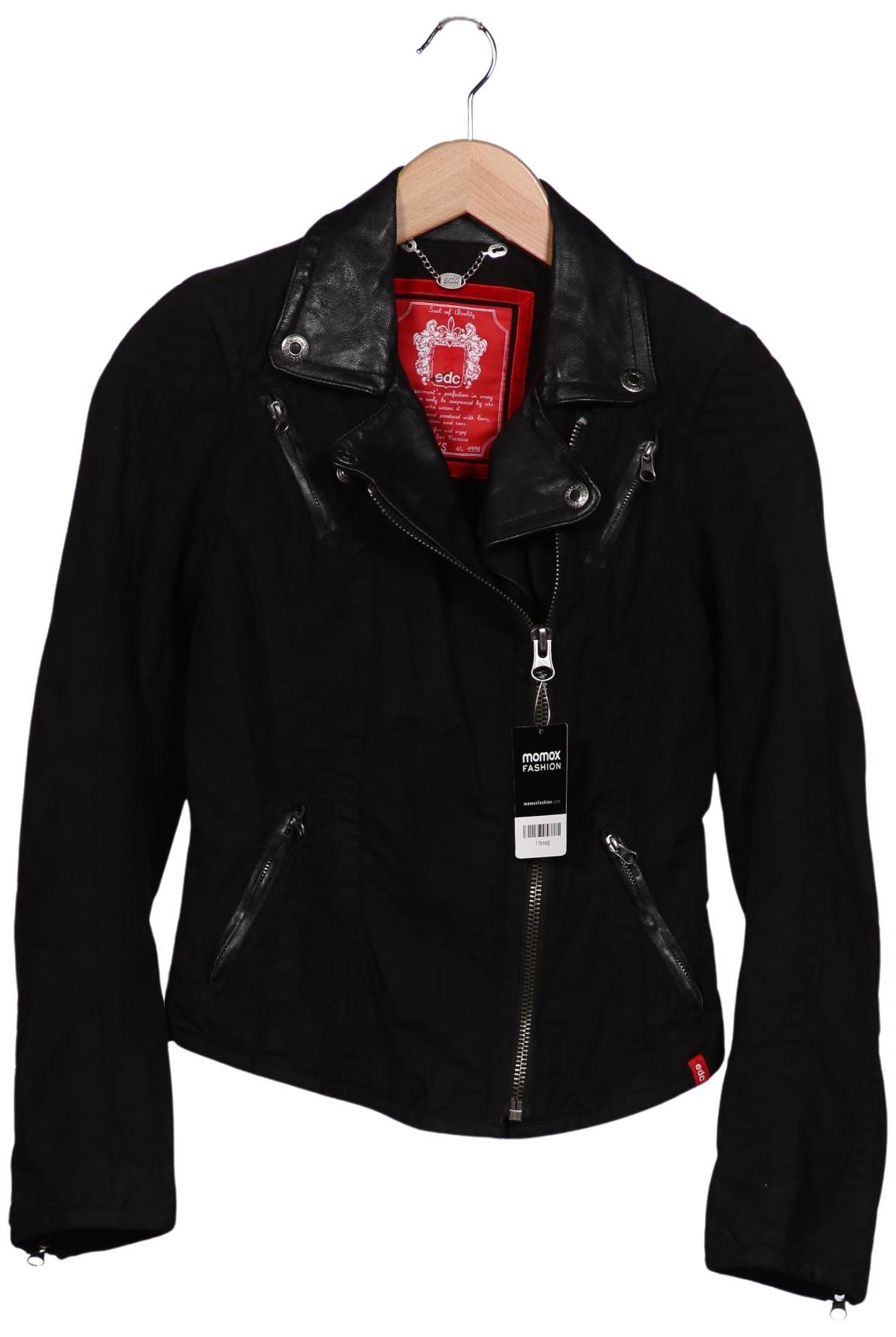 

edc by Esprit Damen Jacke, schwarz, Gr. 34