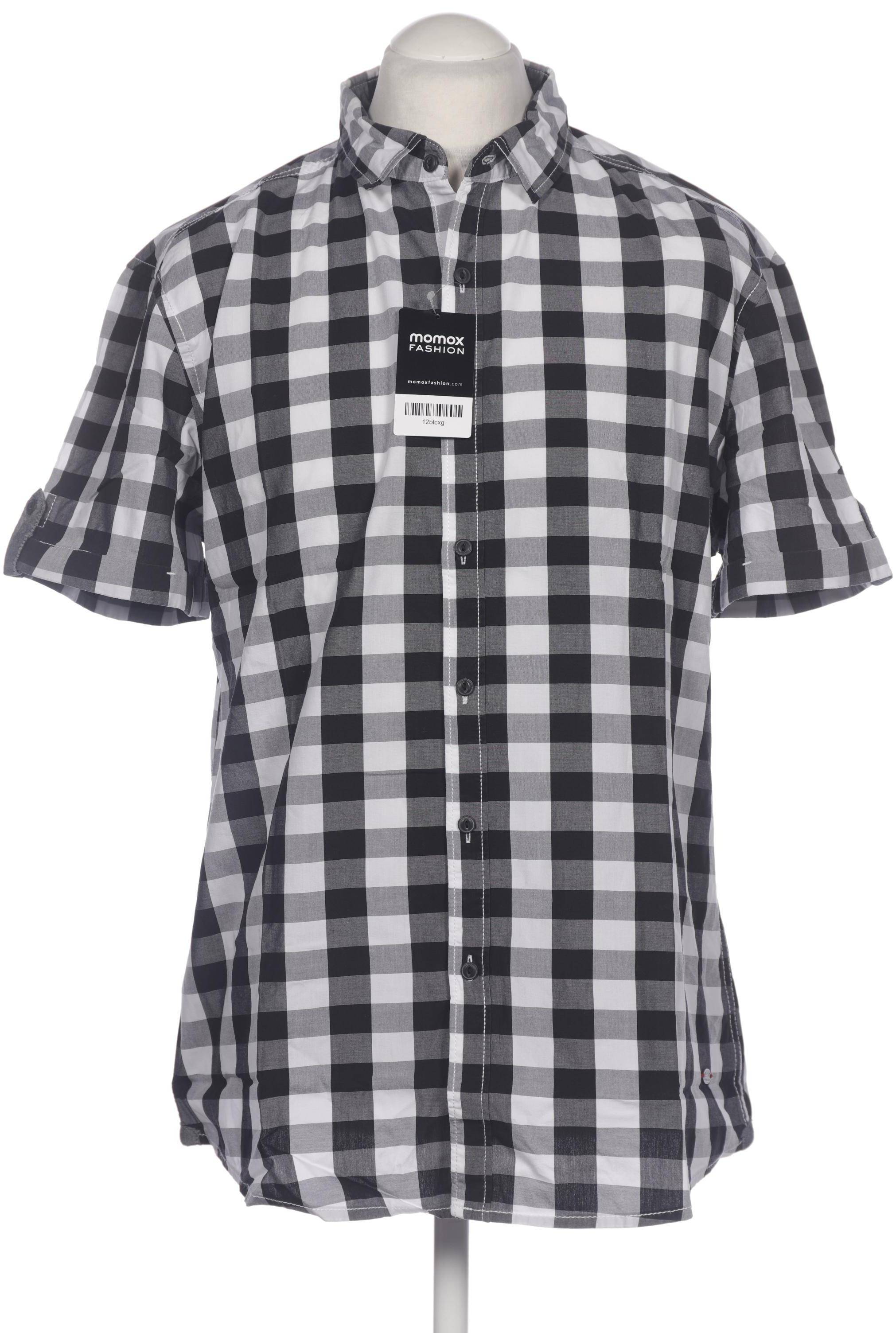 

edc by Esprit Herren Hemd, schwarz, Gr. 54