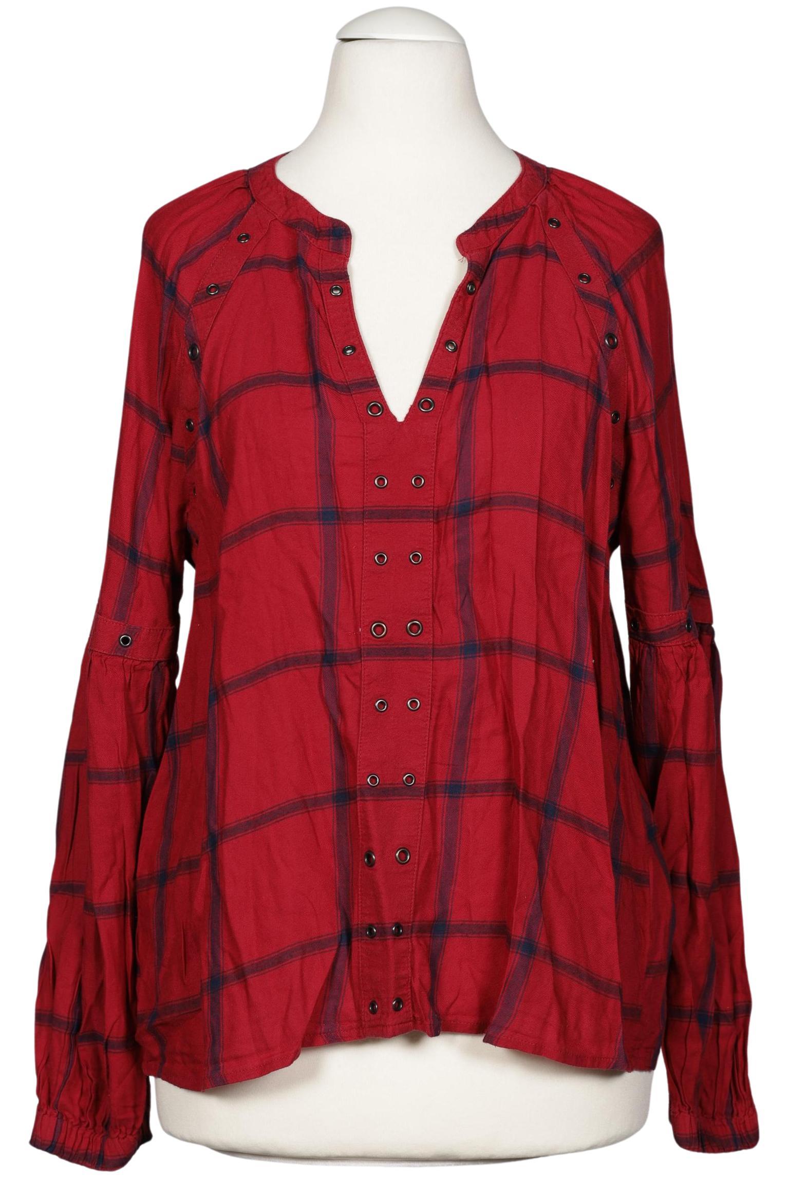 

edc by Esprit Damen Bluse, rot, Gr. 34