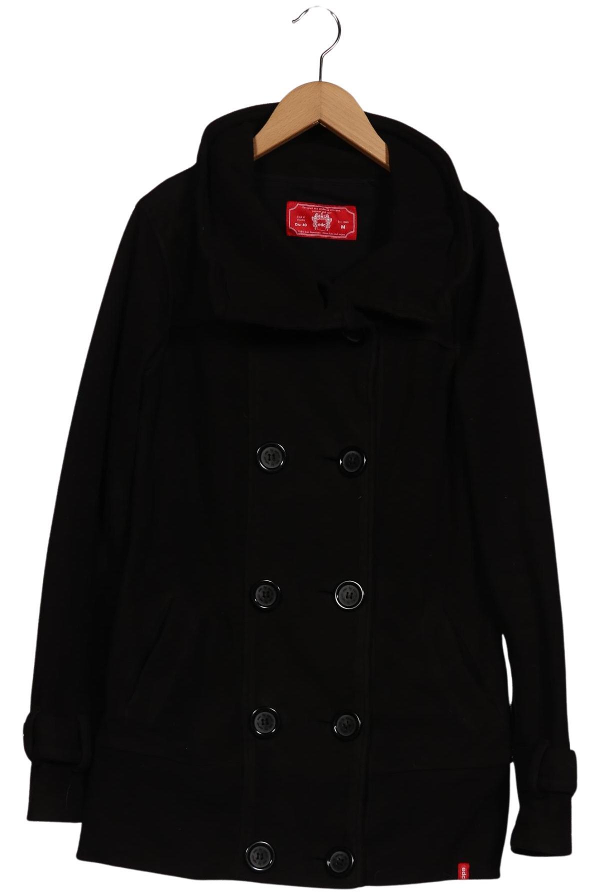 

edc by Esprit Damen Mantel, schwarz, Gr. 38