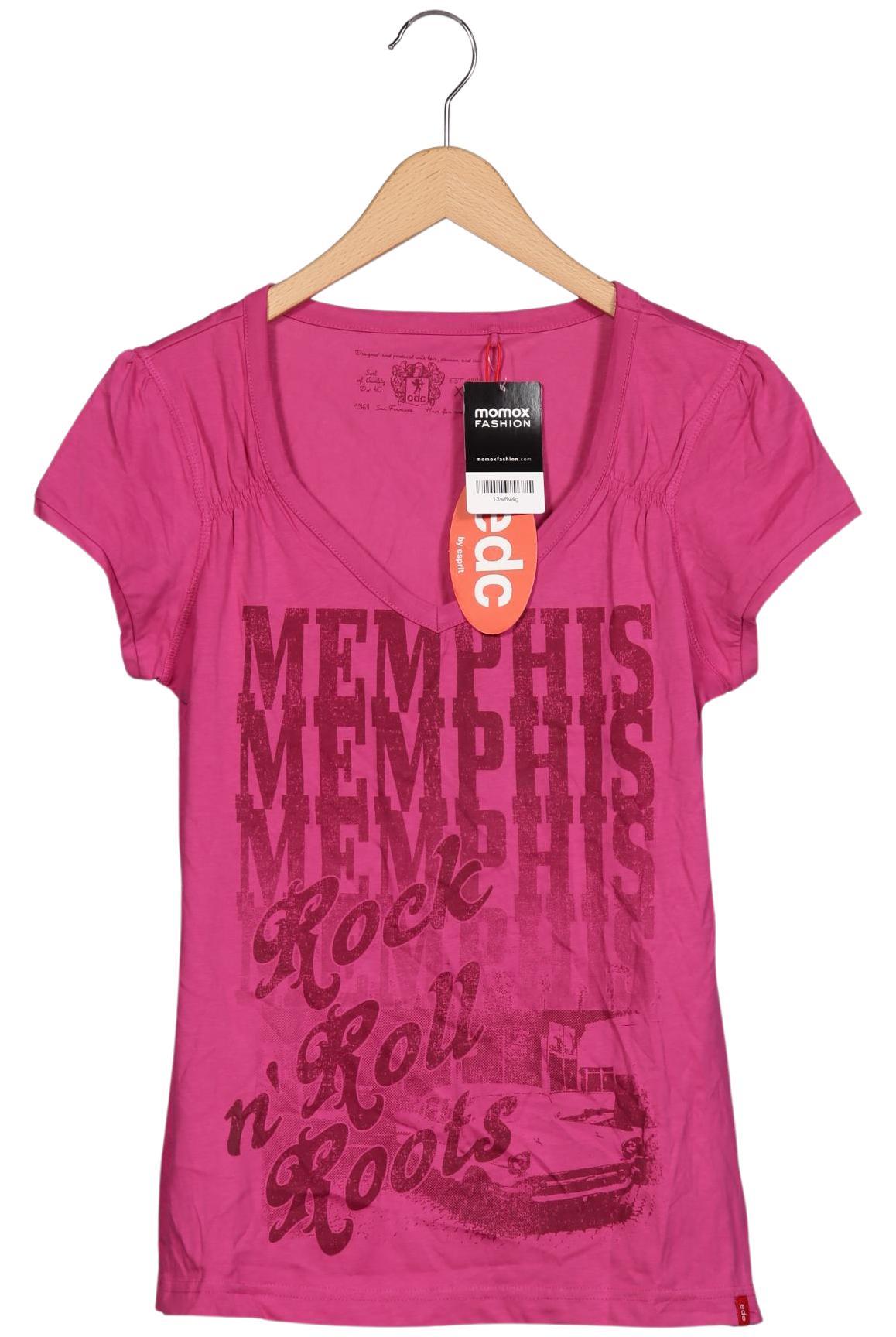 

edc by Esprit Damen T-Shirt, pink, Gr. 44