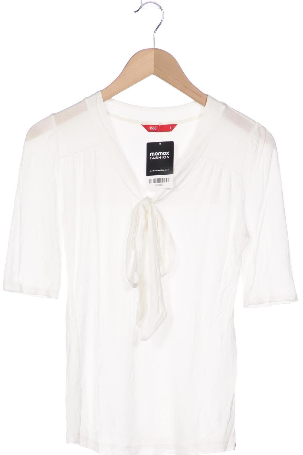 

edc by Esprit Damen T-Shirt, weiß, Gr. 36