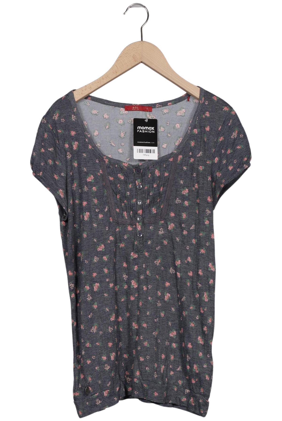 

edc by Esprit Damen T-Shirt, grau, Gr. 36