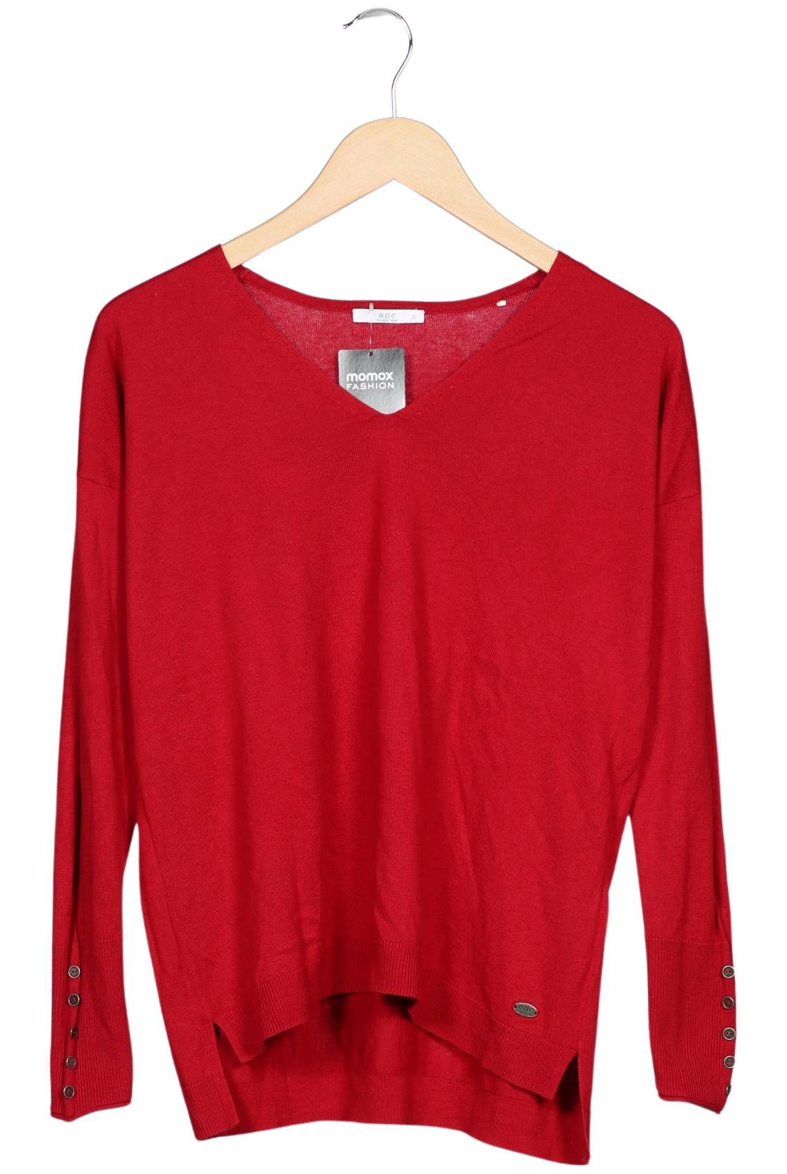 

edc by Esprit Damen Pullover, rot, Gr. 36