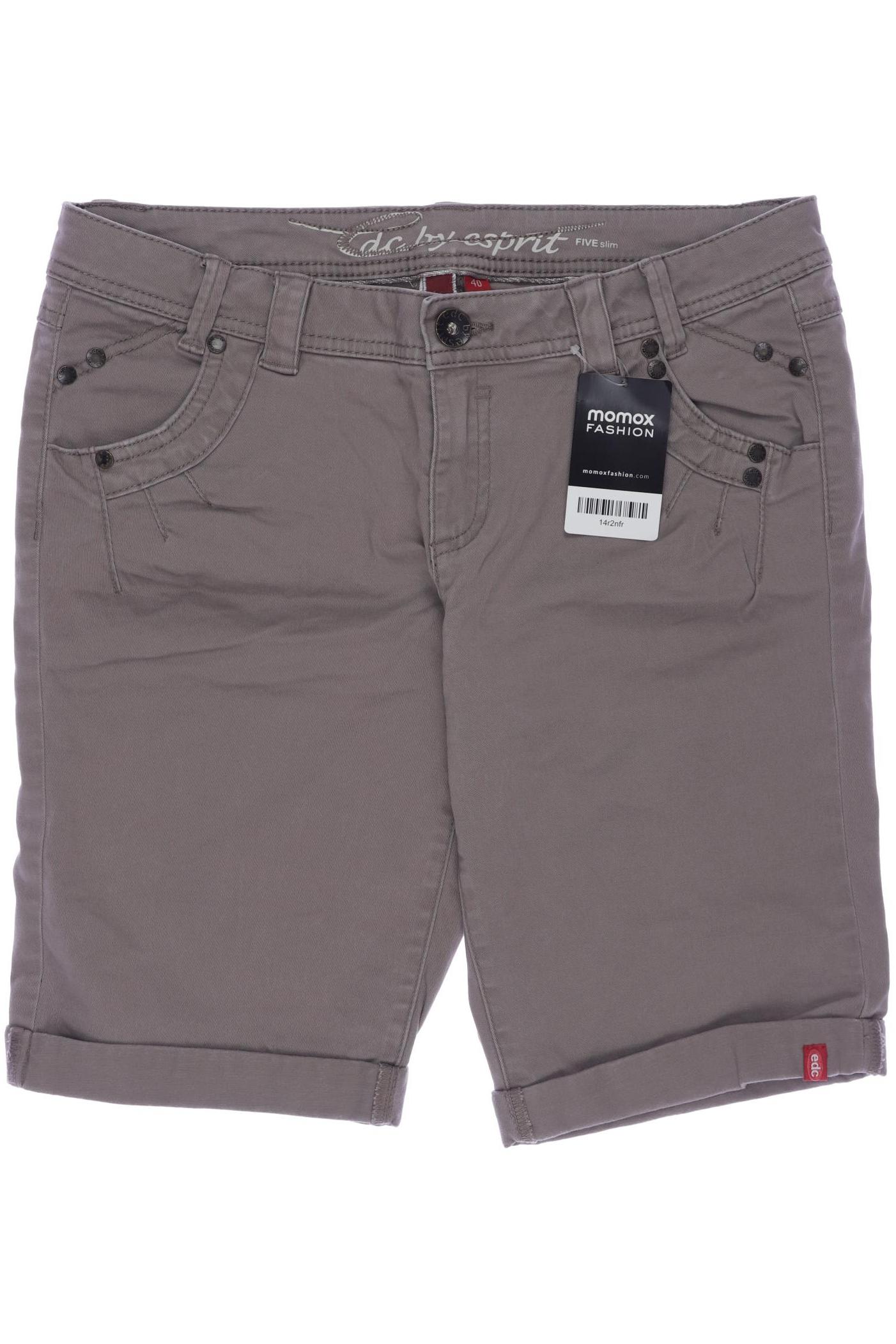 

edc by Esprit Damen Shorts, braun, Gr. 40