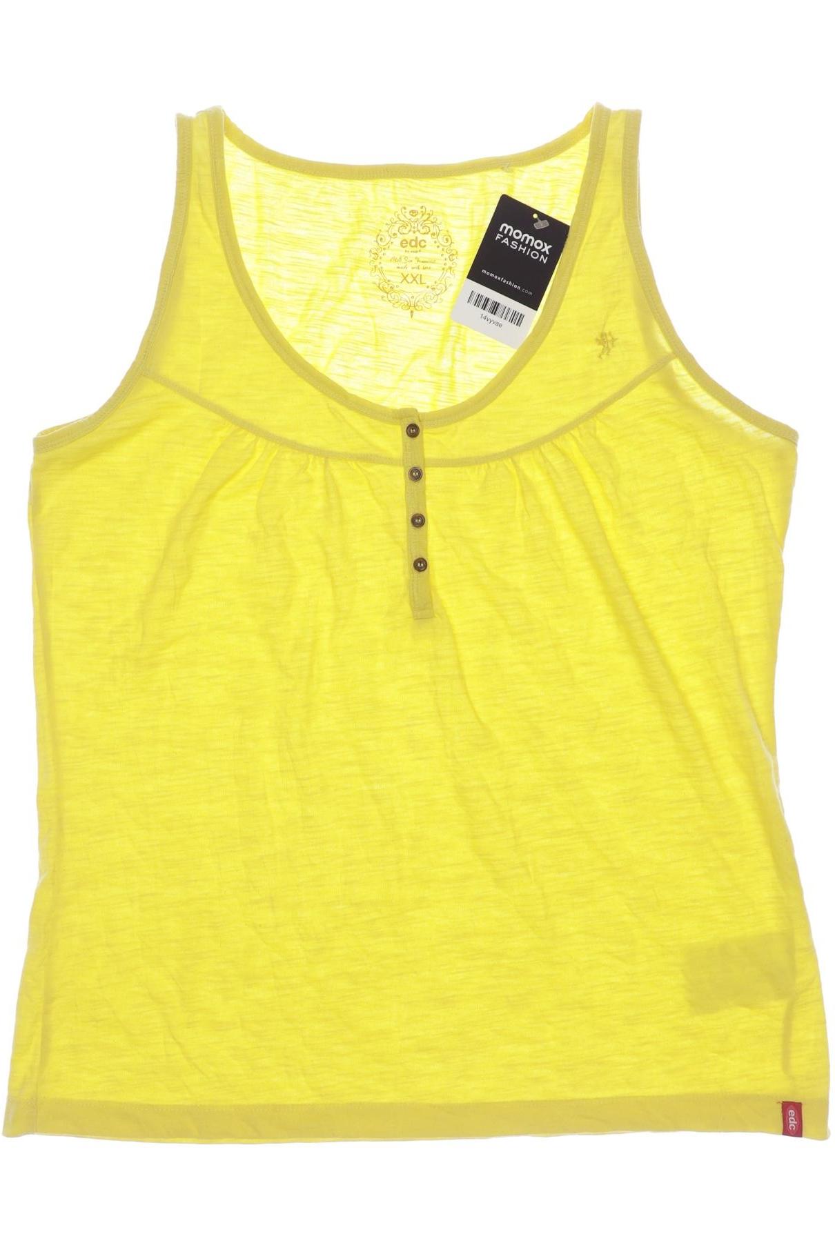 

edc by Esprit Damen Top, gelb, Gr. 46