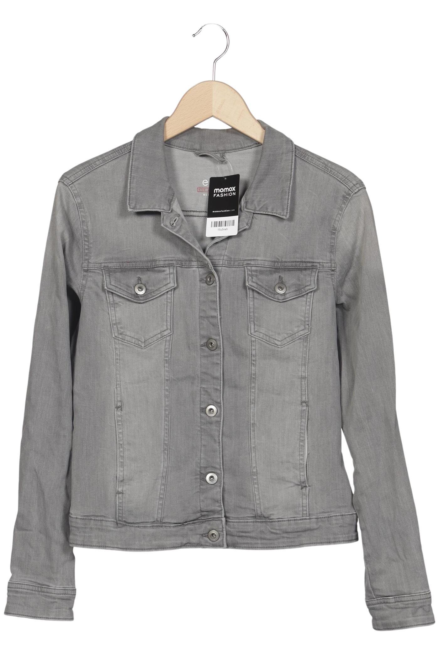 

edc by Esprit Damen Jacke, grau, Gr. 44