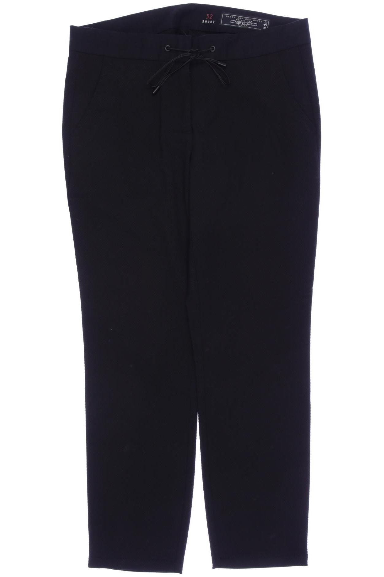 

edc by Esprit Damen Stoffhose, schwarz, Gr. 32