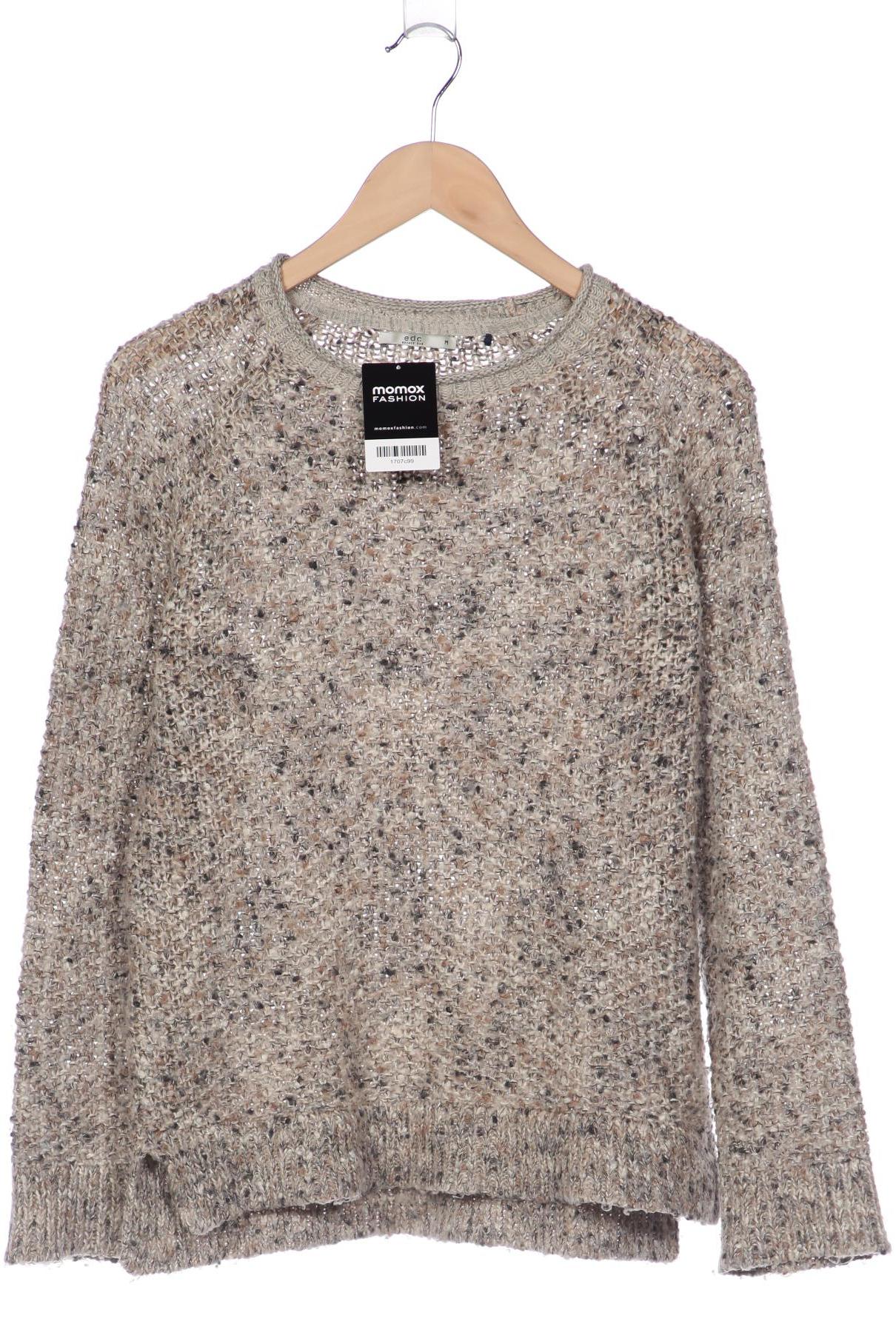 

edc by Esprit Damen Pullover, grau, Gr. 38