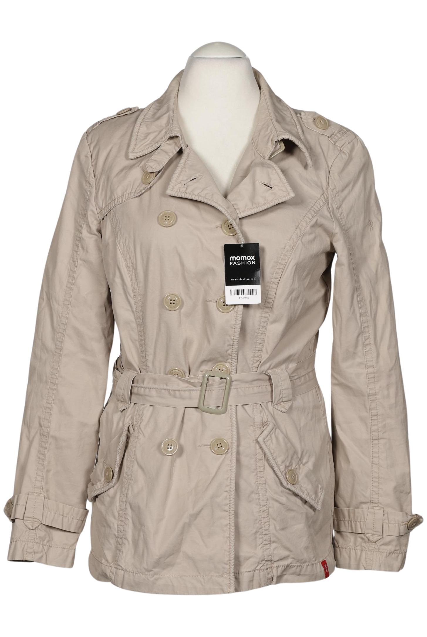 

edc by Esprit Damen Mantel, beige, Gr. 44