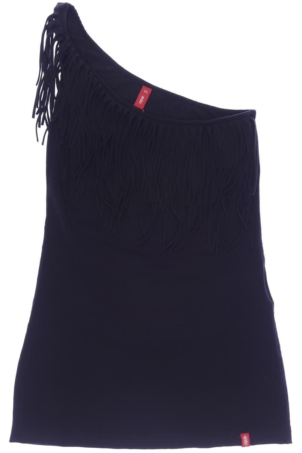 

edc by Esprit Damen Top, schwarz, Gr. 34