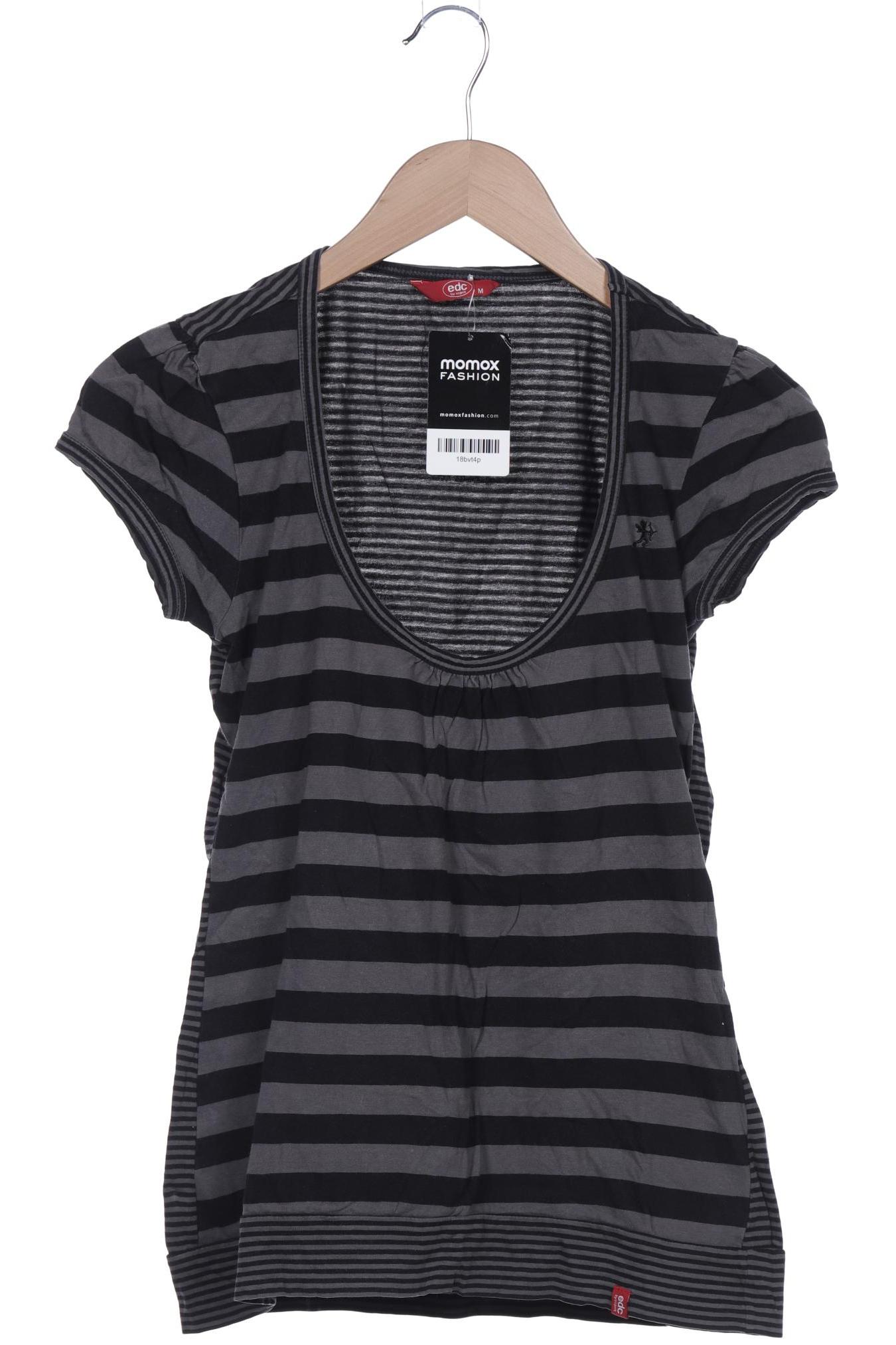 

edc by Esprit Damen T-Shirt, grau, Gr. 38