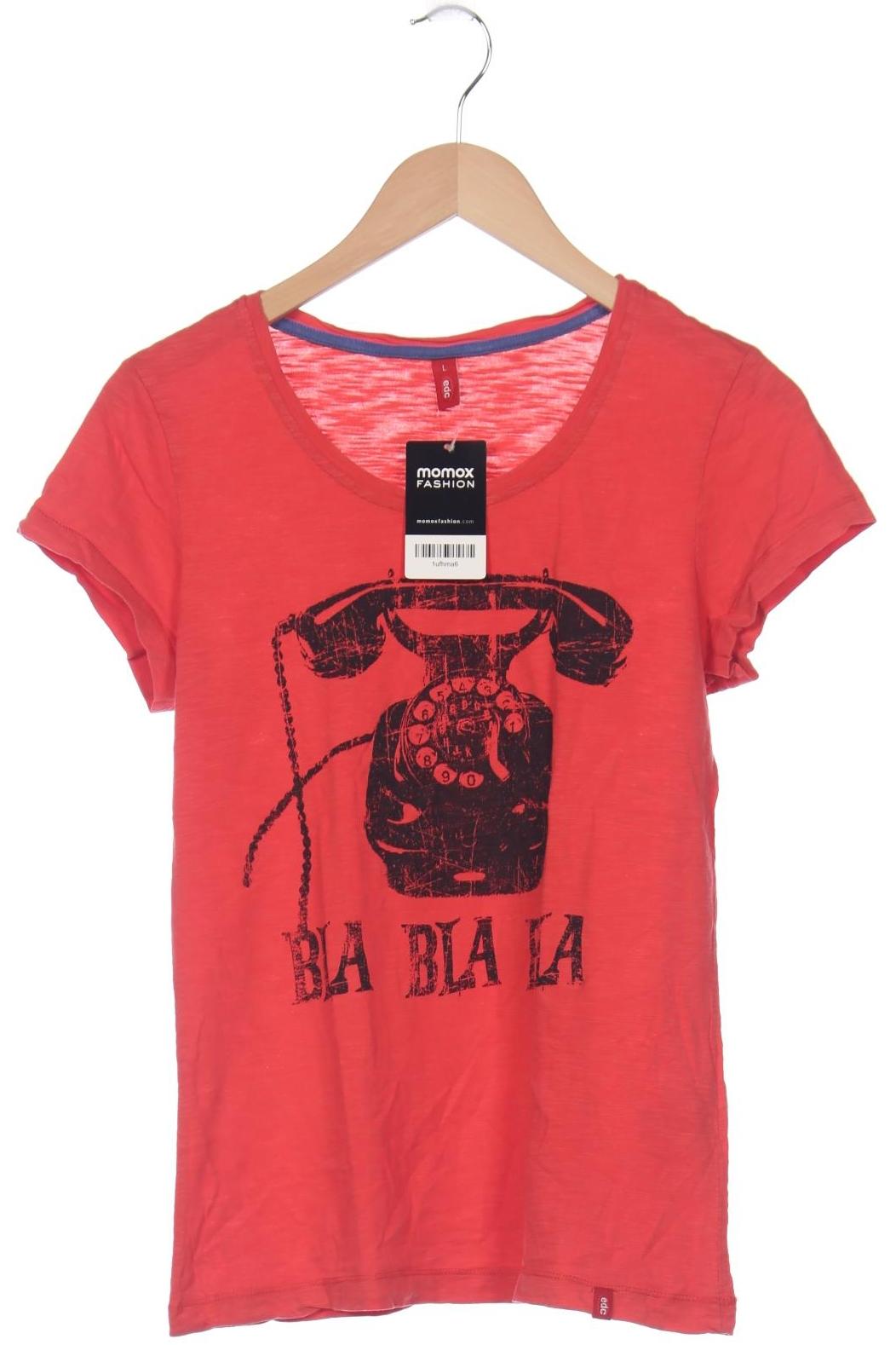 

edc by Esprit Damen T-Shirt, rot, Gr. 42
