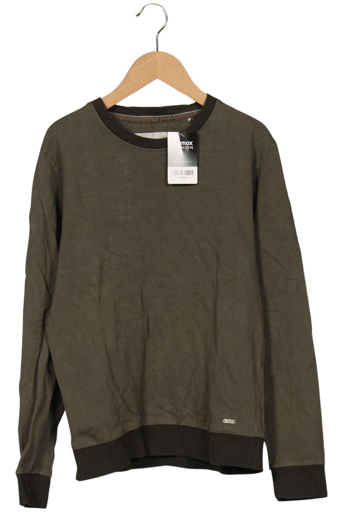 

edc by Esprit Herren Sweatshirt, grün, Gr. 46