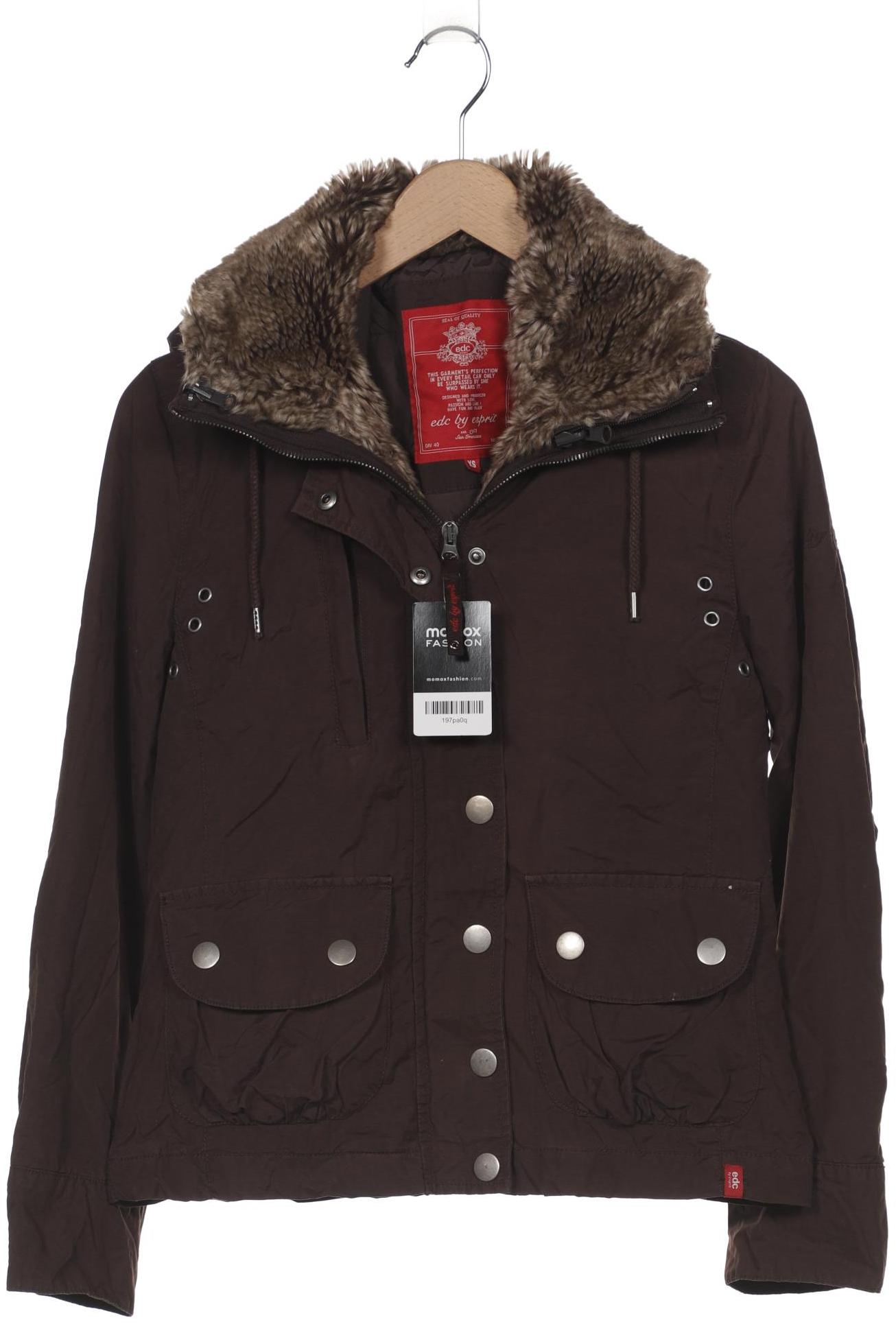 

edc by Esprit Damen Jacke, braun, Gr. 34