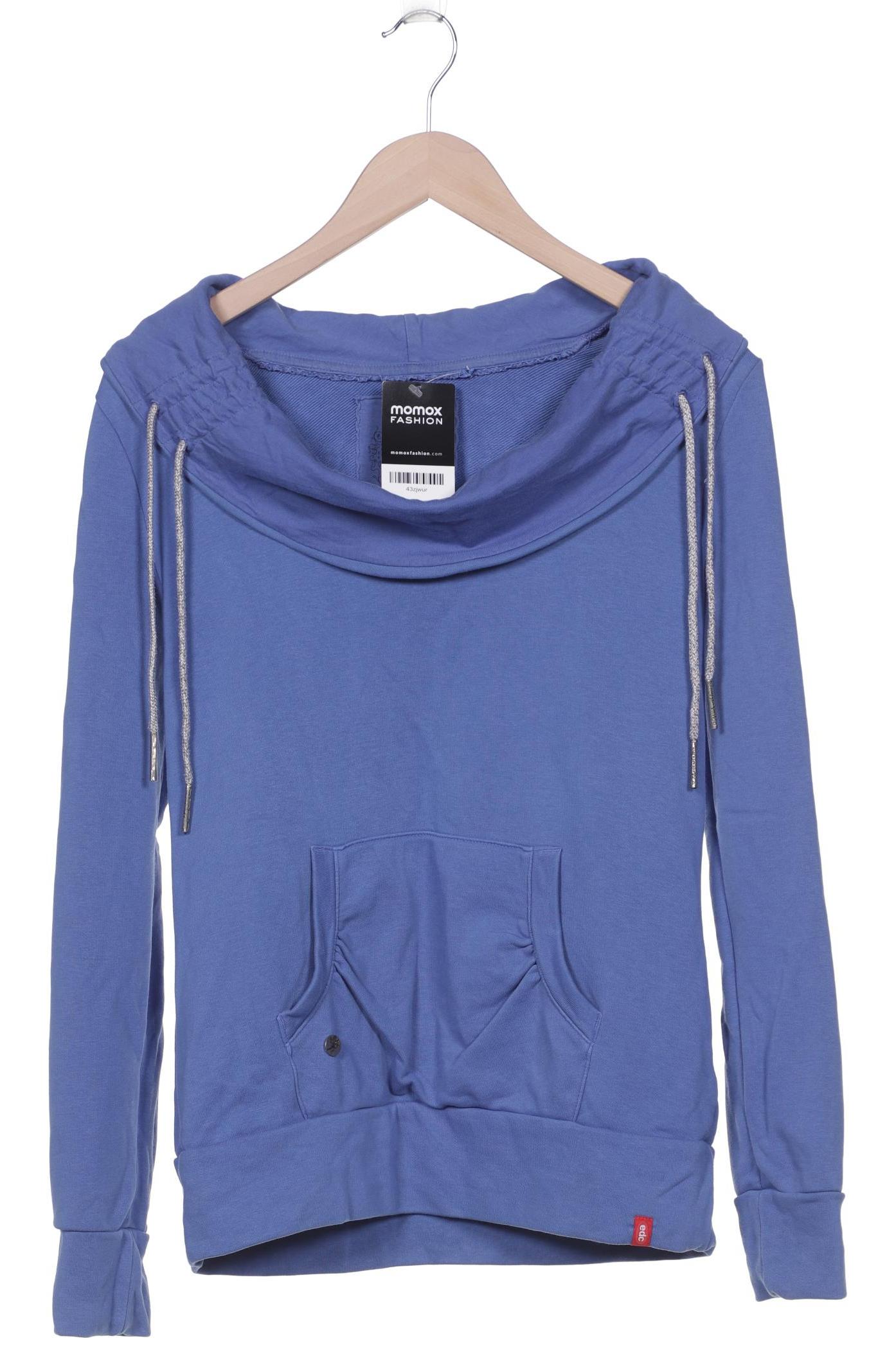 

edc by Esprit Damen Sweatshirt, blau, Gr. 38
