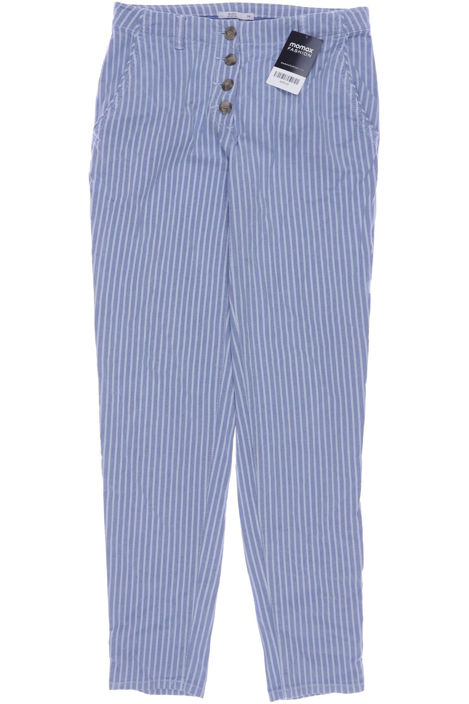 

edc by Esprit Damen Stoffhose, blau, Gr. 34