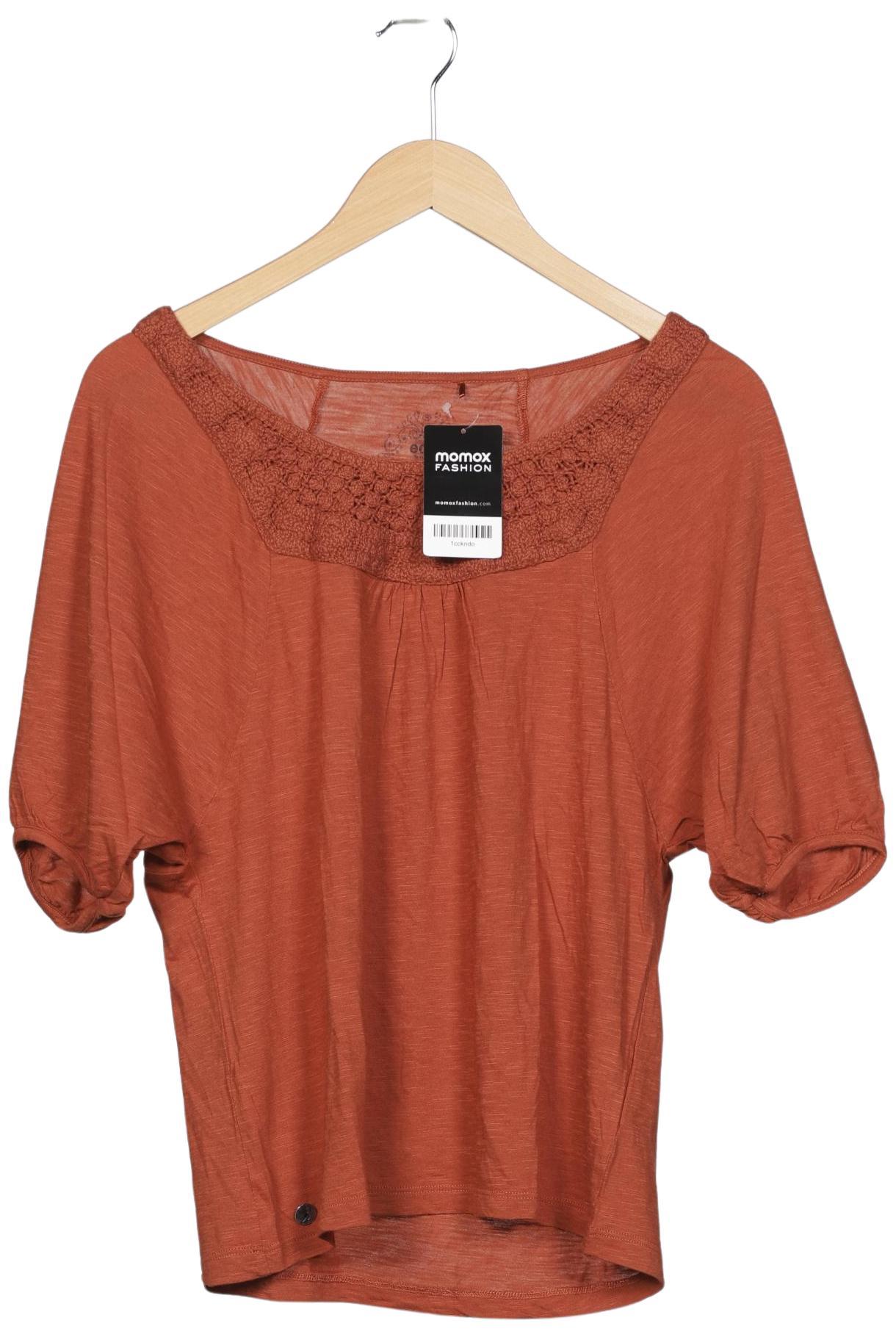 

edc by Esprit Damen T-Shirt, braun, Gr. 34