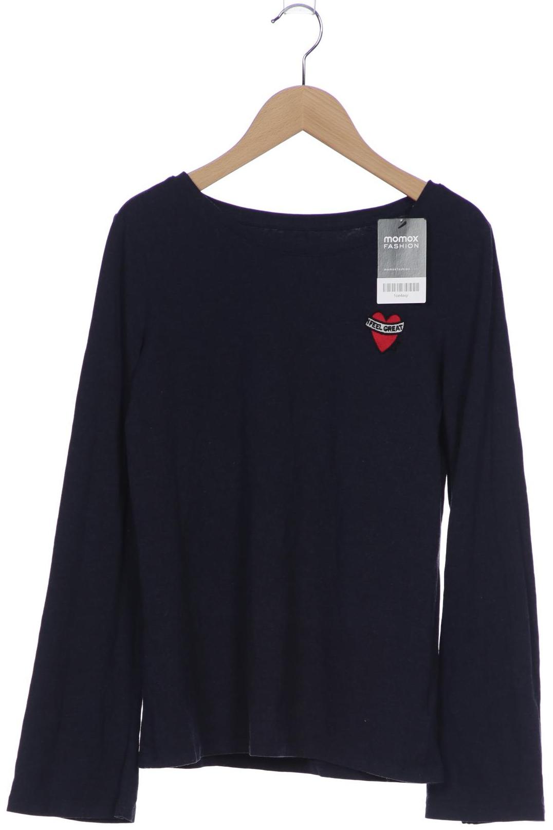 

edc by Esprit Damen Langarmshirt, marineblau, Gr. 36