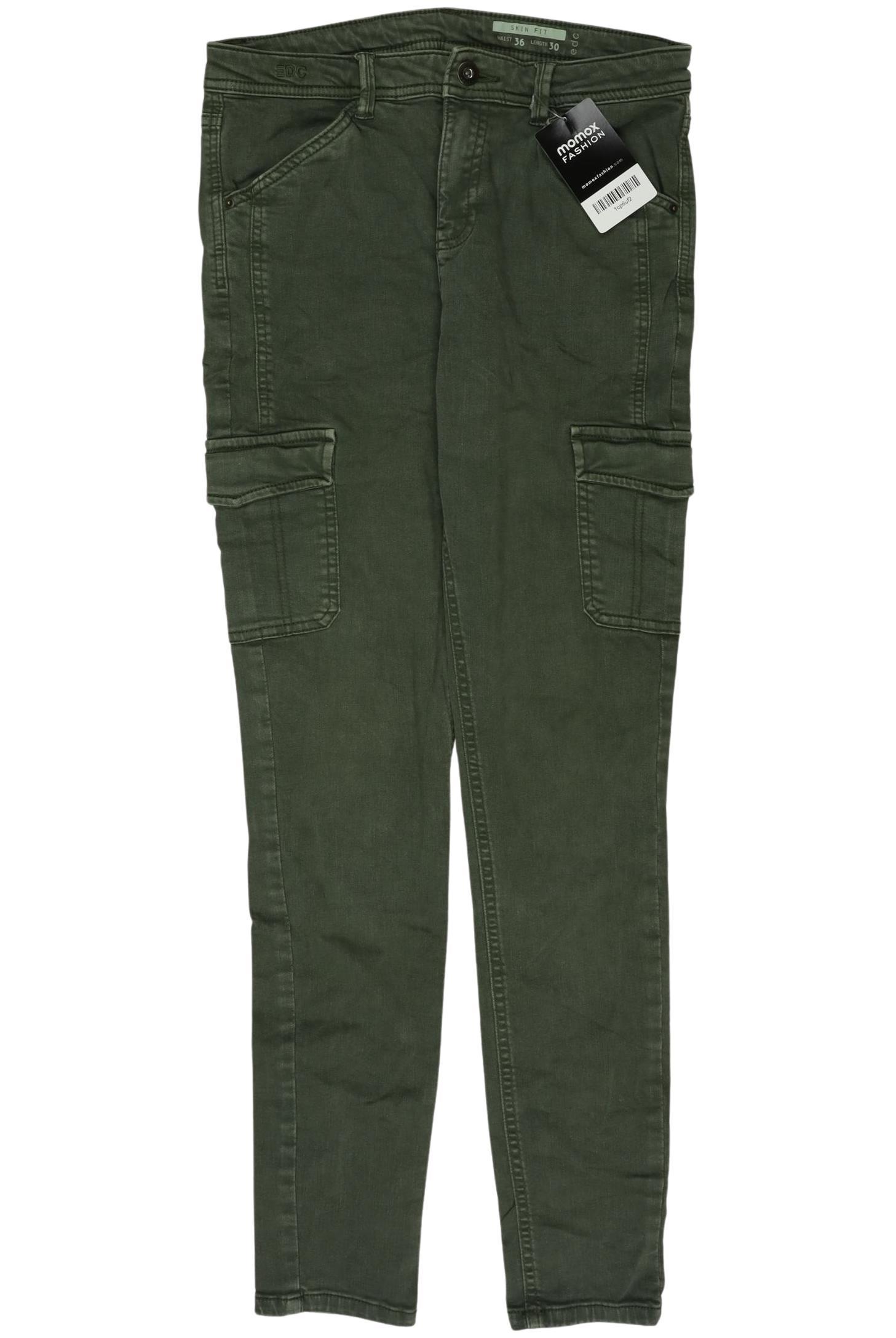 

edc by Esprit Damen Jeans, grün, Gr. 36