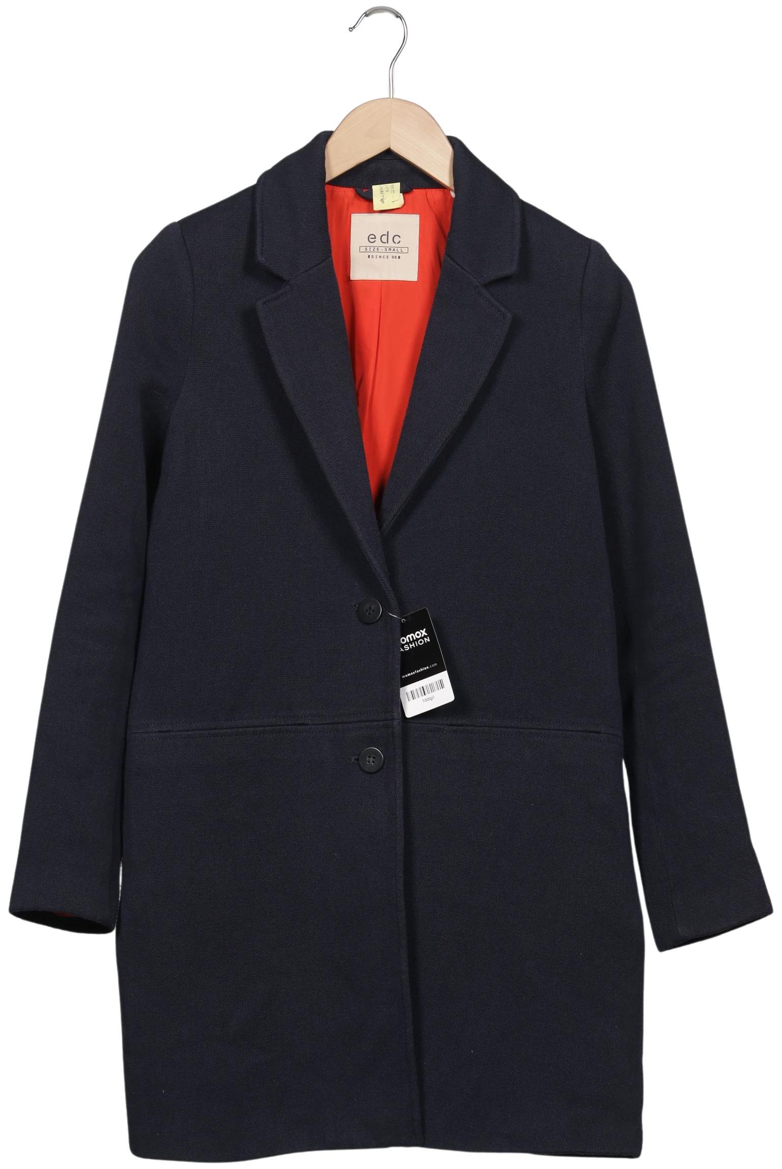 

edc by Esprit Damen Mantel, marineblau, Gr. 36