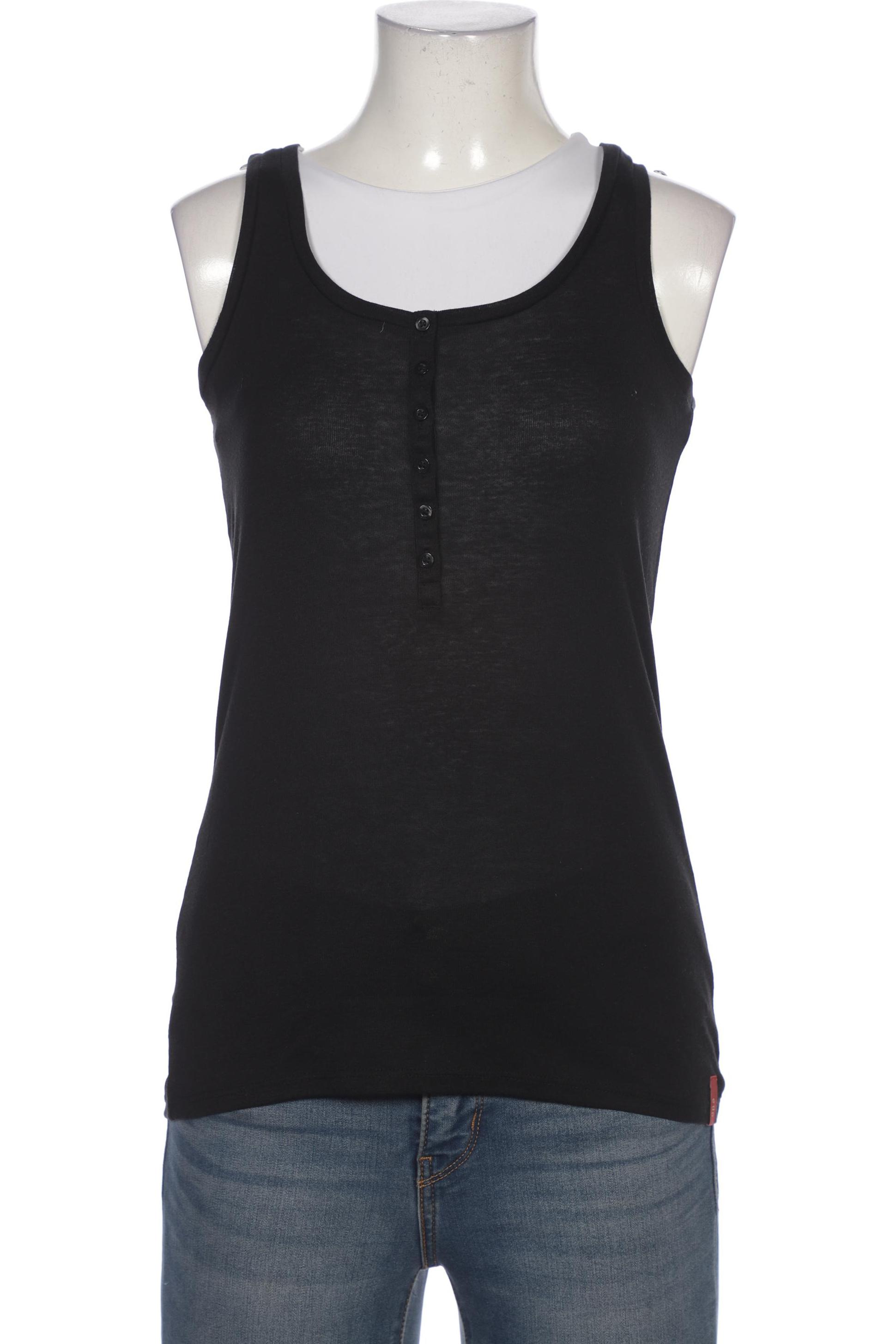 

edc by Esprit Damen Top, schwarz, Gr. 34