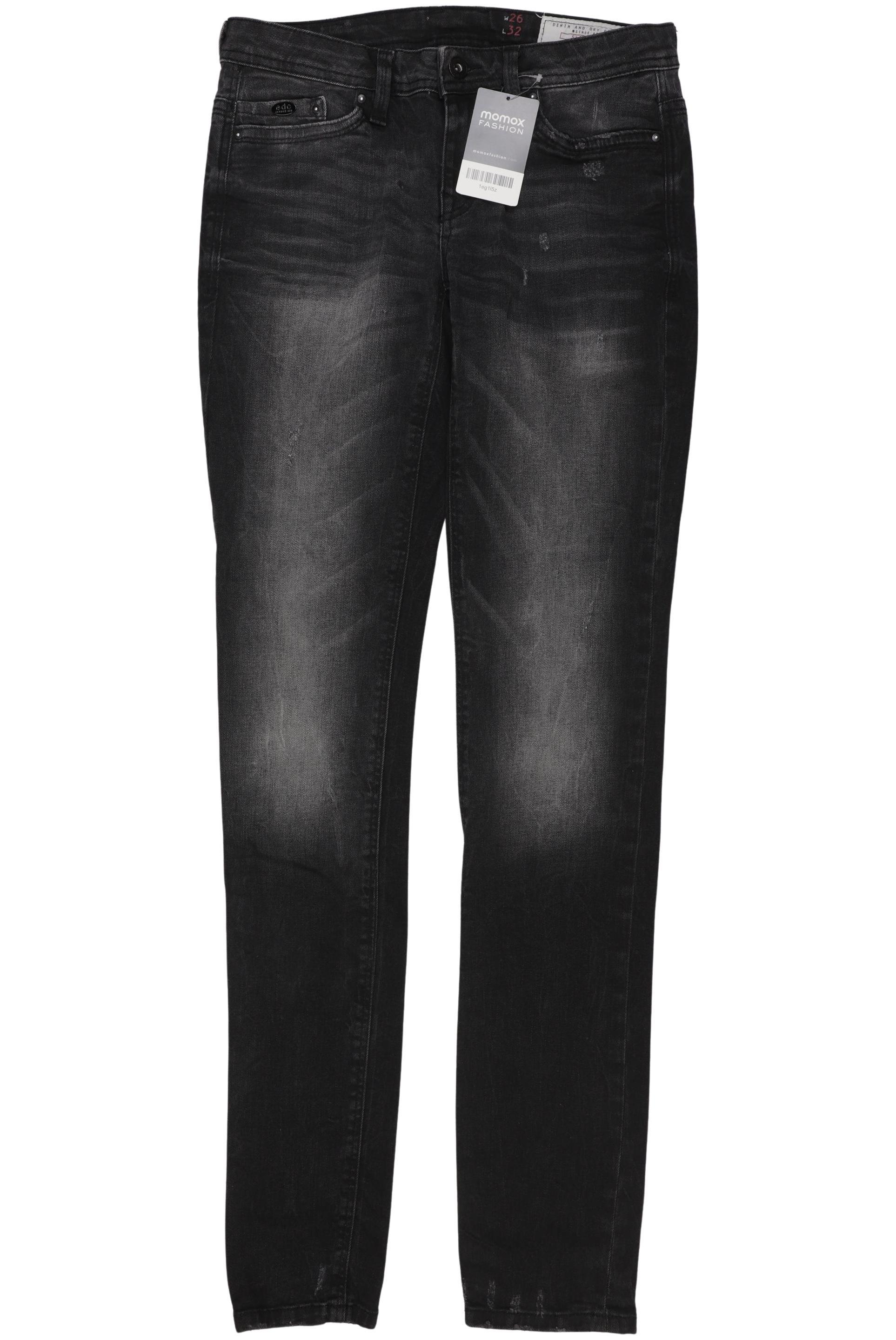 

edc by Esprit Damen Jeans, schwarz, Gr. 26