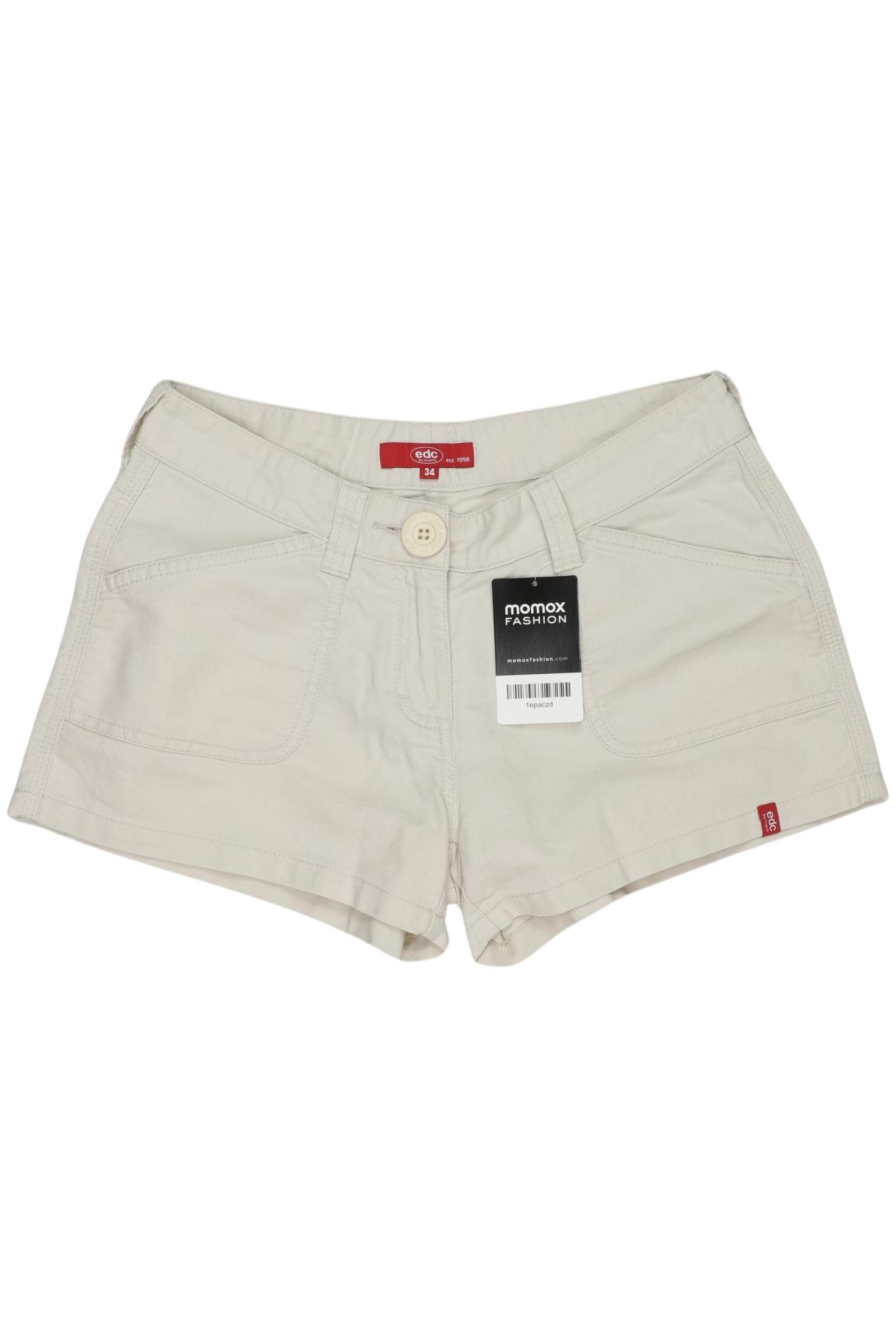 

edc by Esprit Damen Shorts, beige, Gr. 34