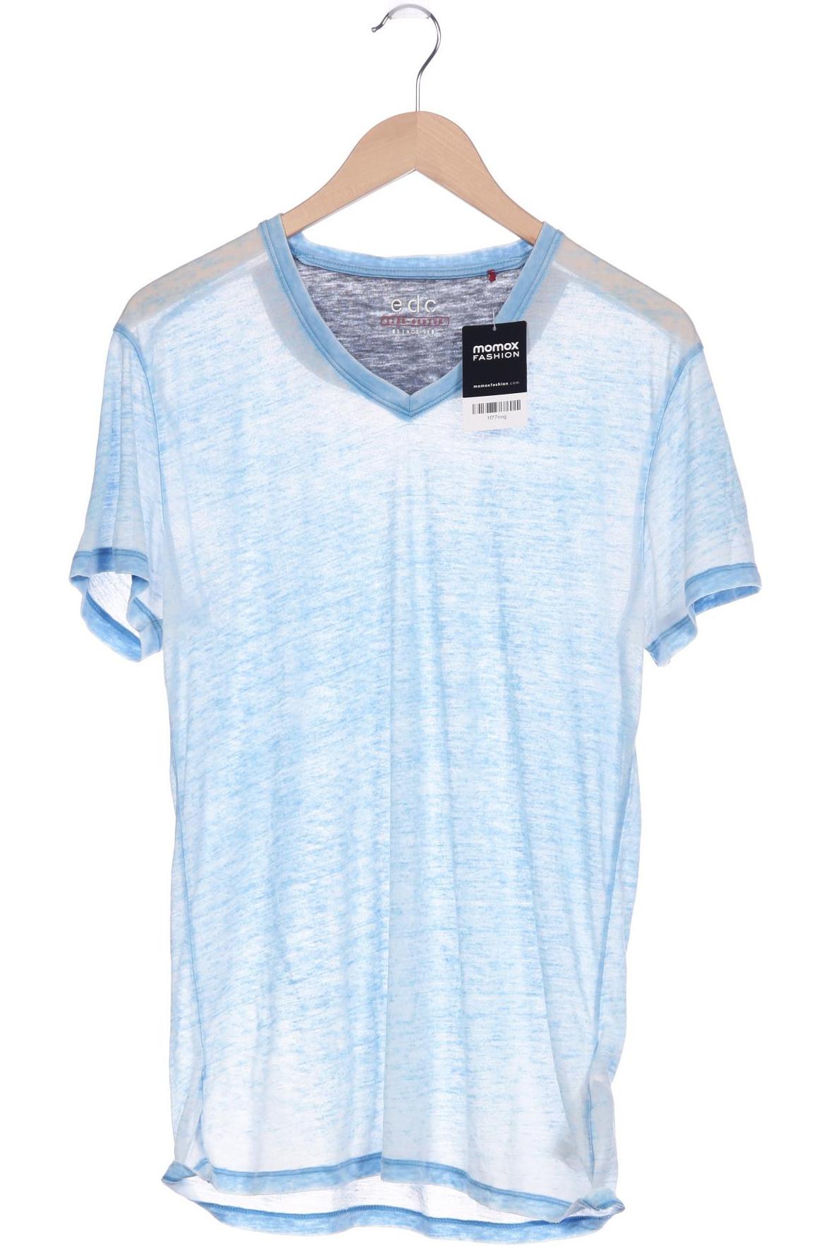 

edc by Esprit Herren T-Shirt, hellblau, Gr. 48