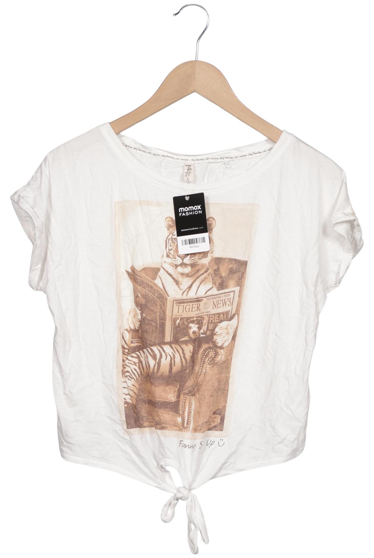 

edc by Esprit Damen T-Shirt, weiß, Gr. 42