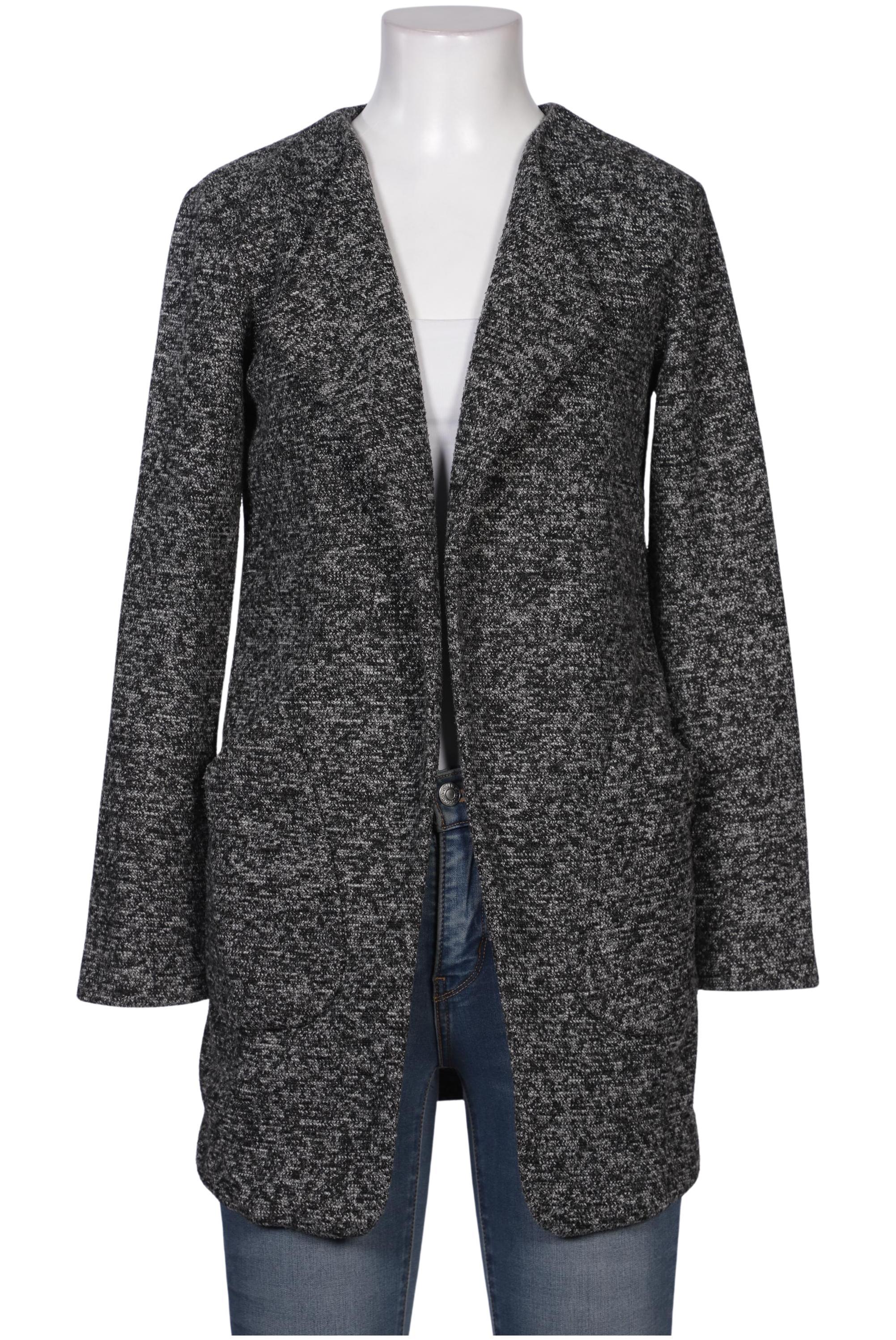 

edc by Esprit Damen Strickjacke, grau, Gr. 36