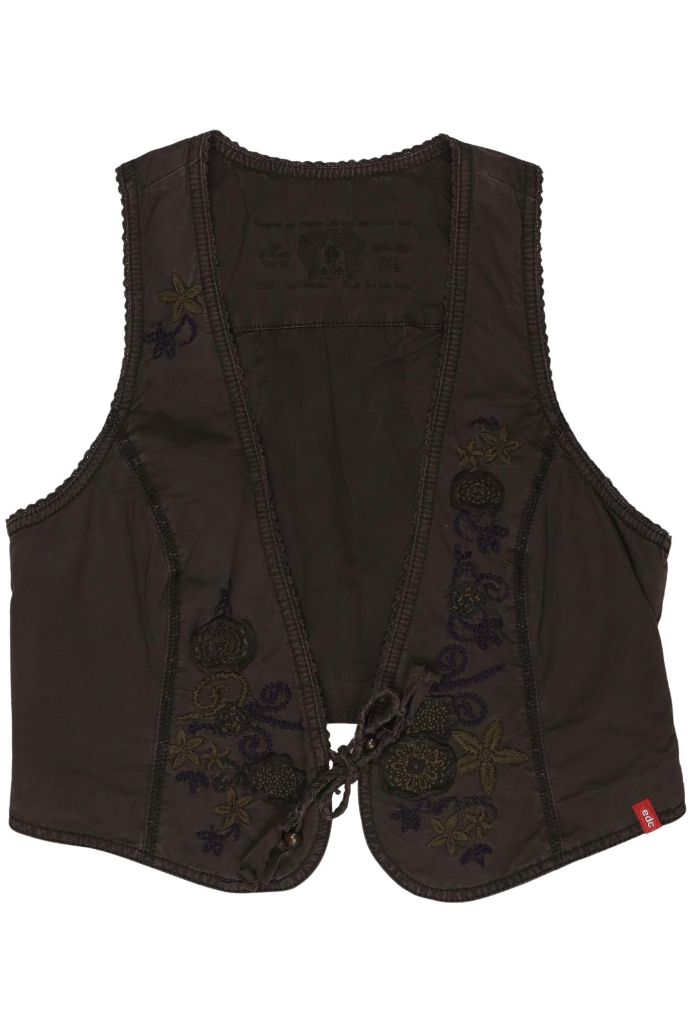 

edc by Esprit Damen Weste, braun, Gr. 44