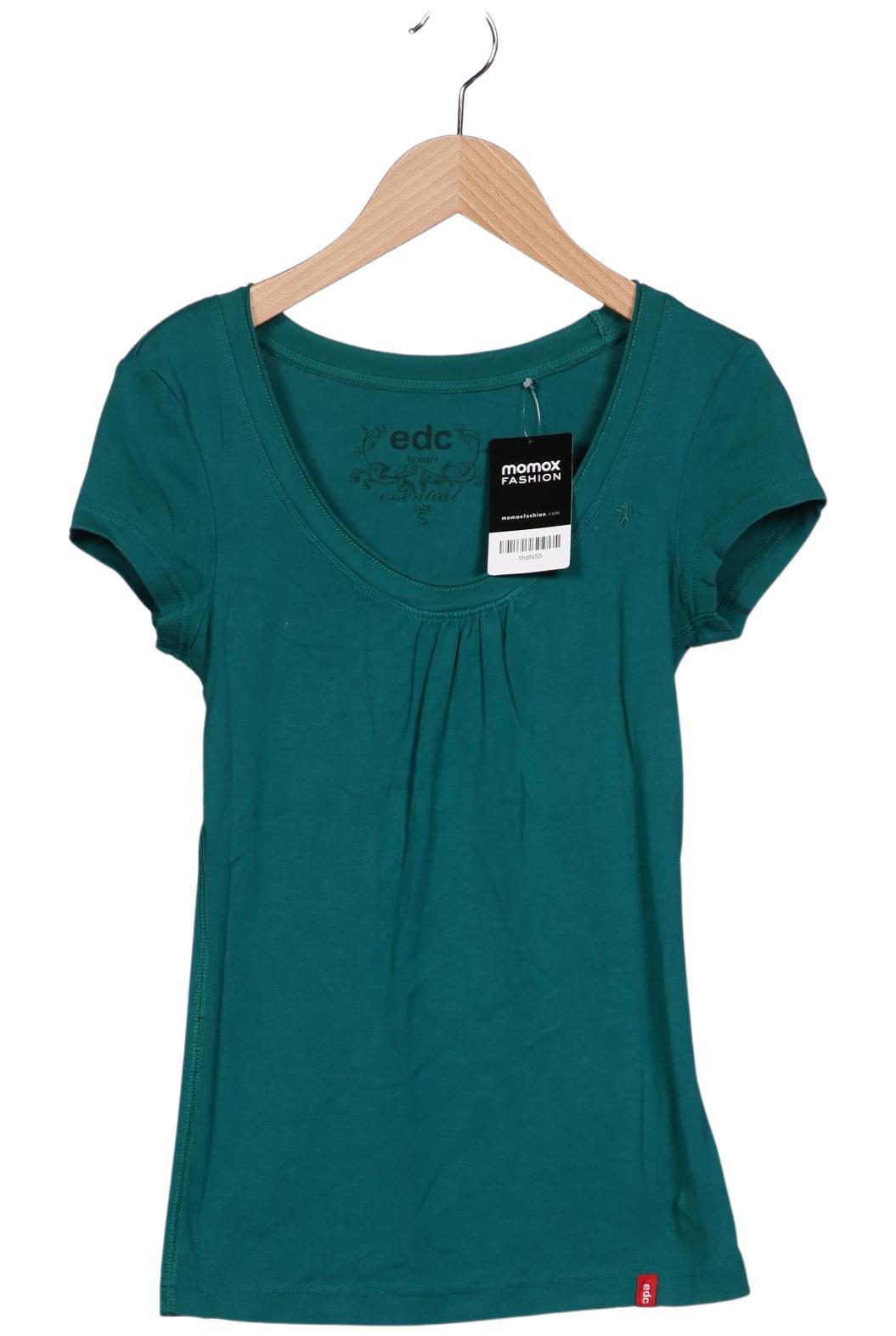 

edc by Esprit Damen T-Shirt, grün, Gr. 36