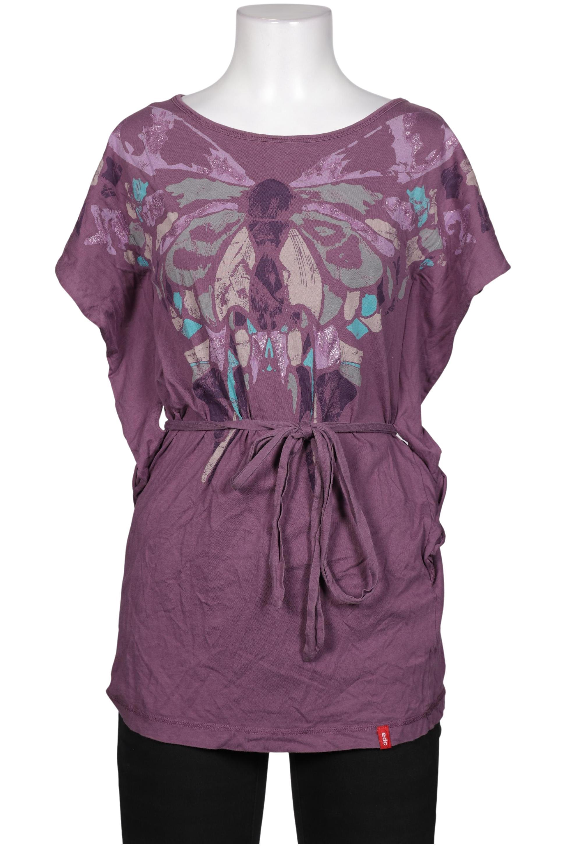 

edc by Esprit Damen T-Shirt, flieder, Gr. 34