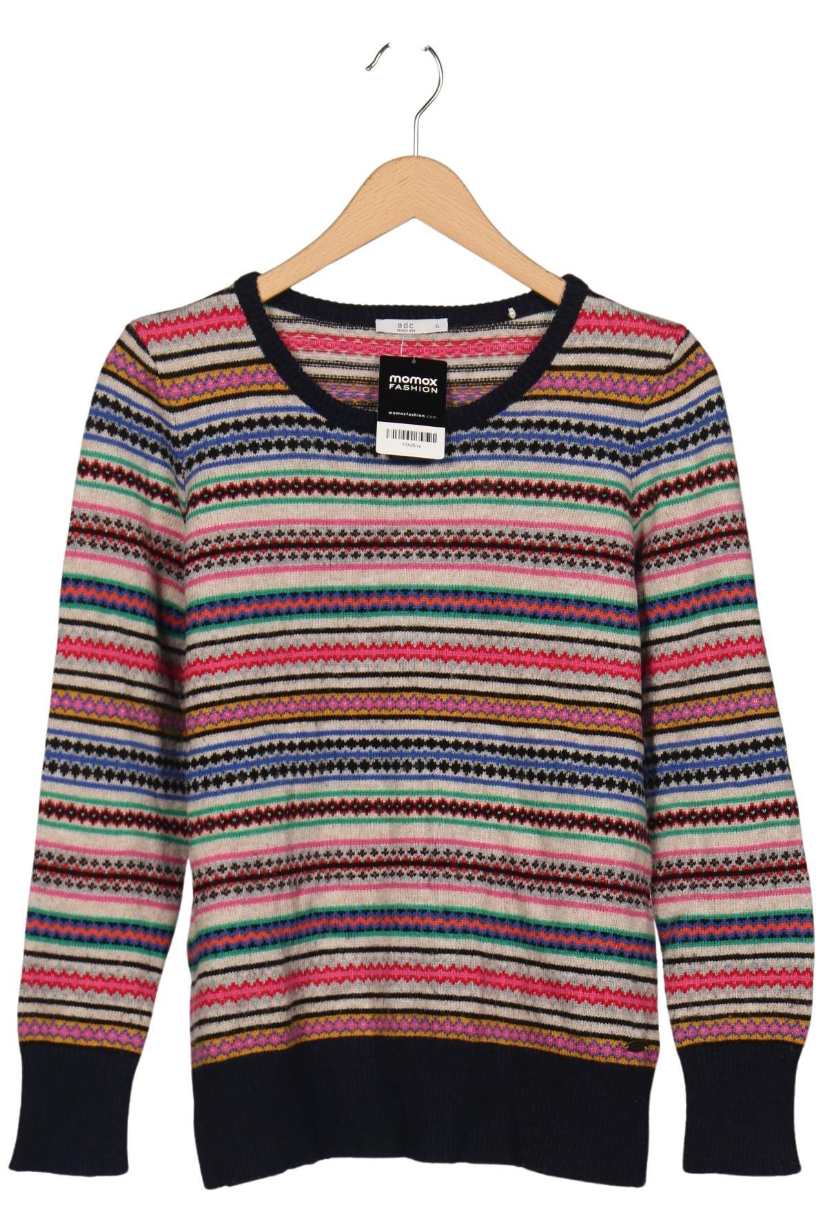 

edc by Esprit Damen Pullover, mehrfarbig, Gr. 44