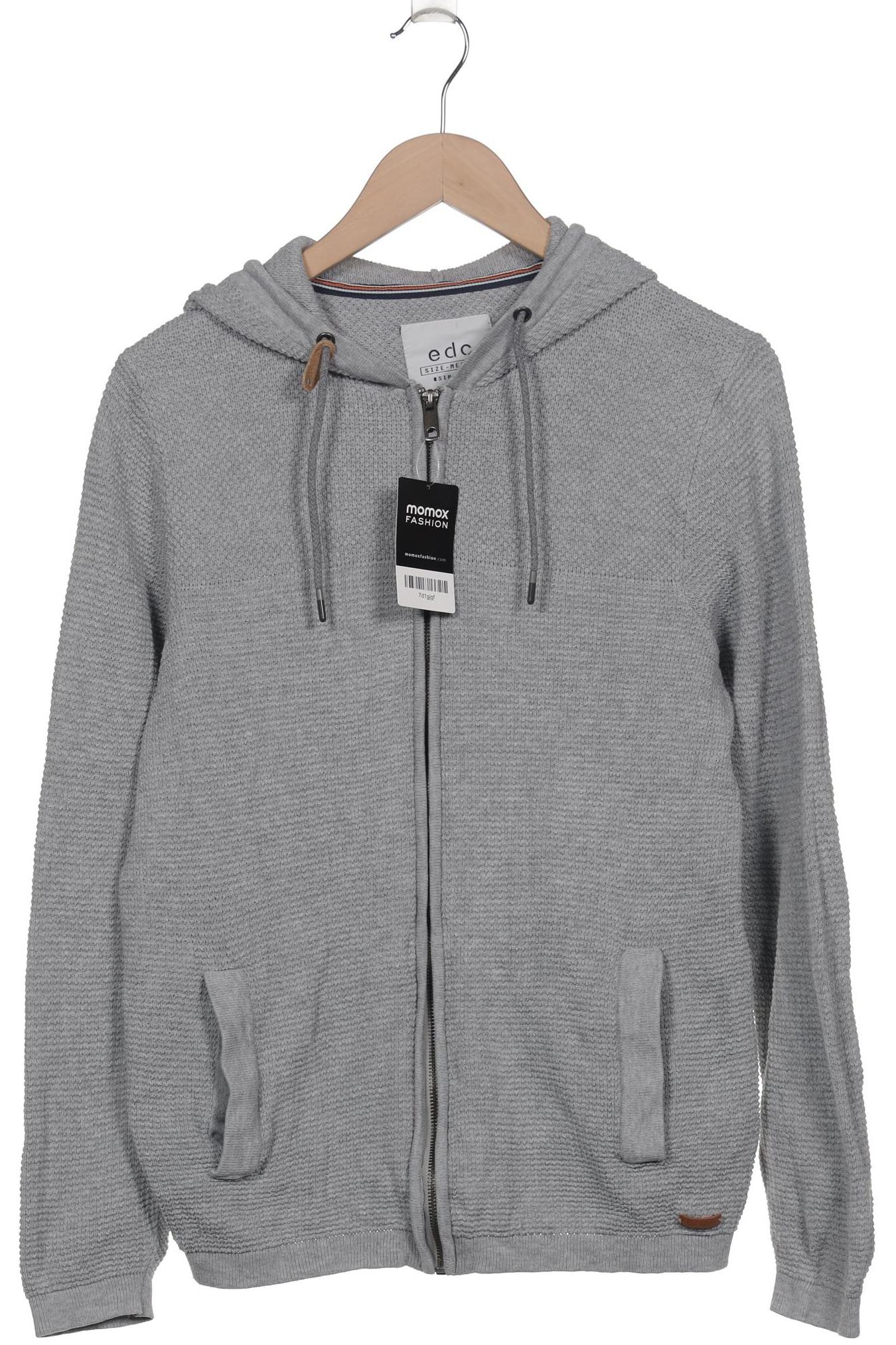 

edc by Esprit Herren Strickjacke, grau, Gr. 48