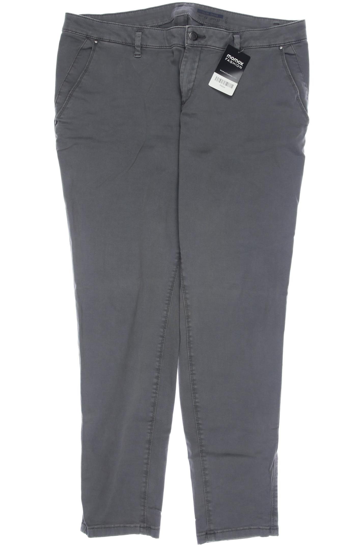 

edc by Esprit Damen Stoffhose, grau, Gr. 44