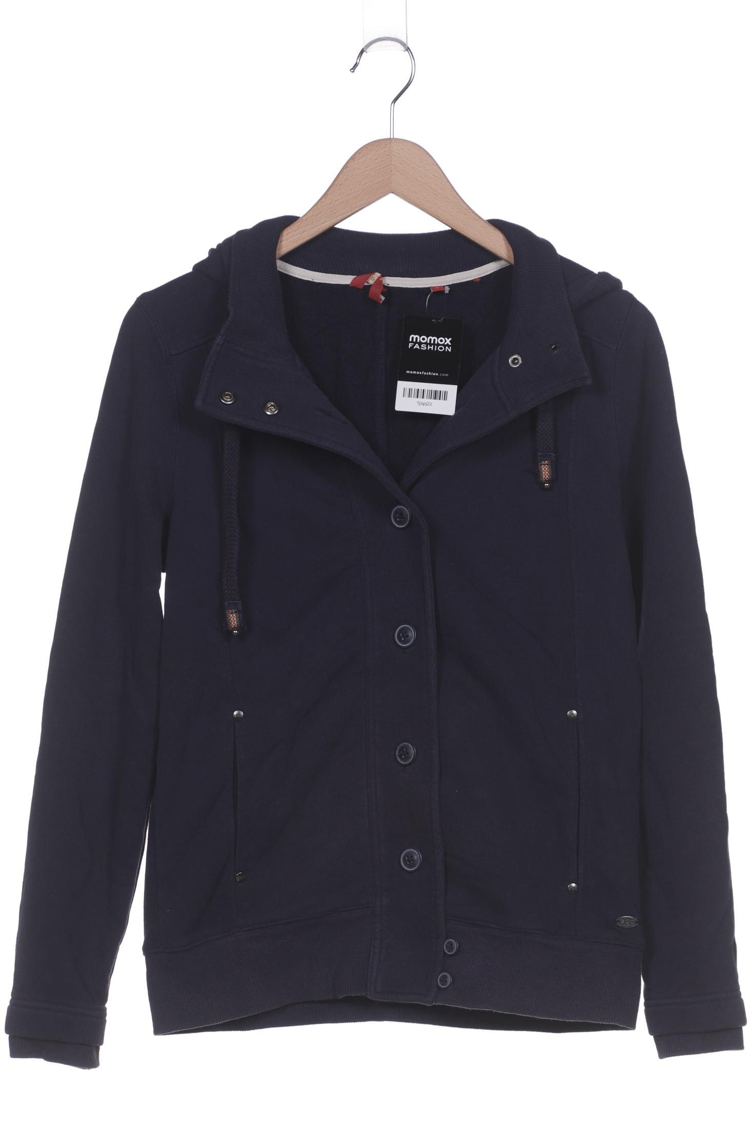 

edc by Esprit Damen Kapuzenpullover, marineblau, Gr. 38