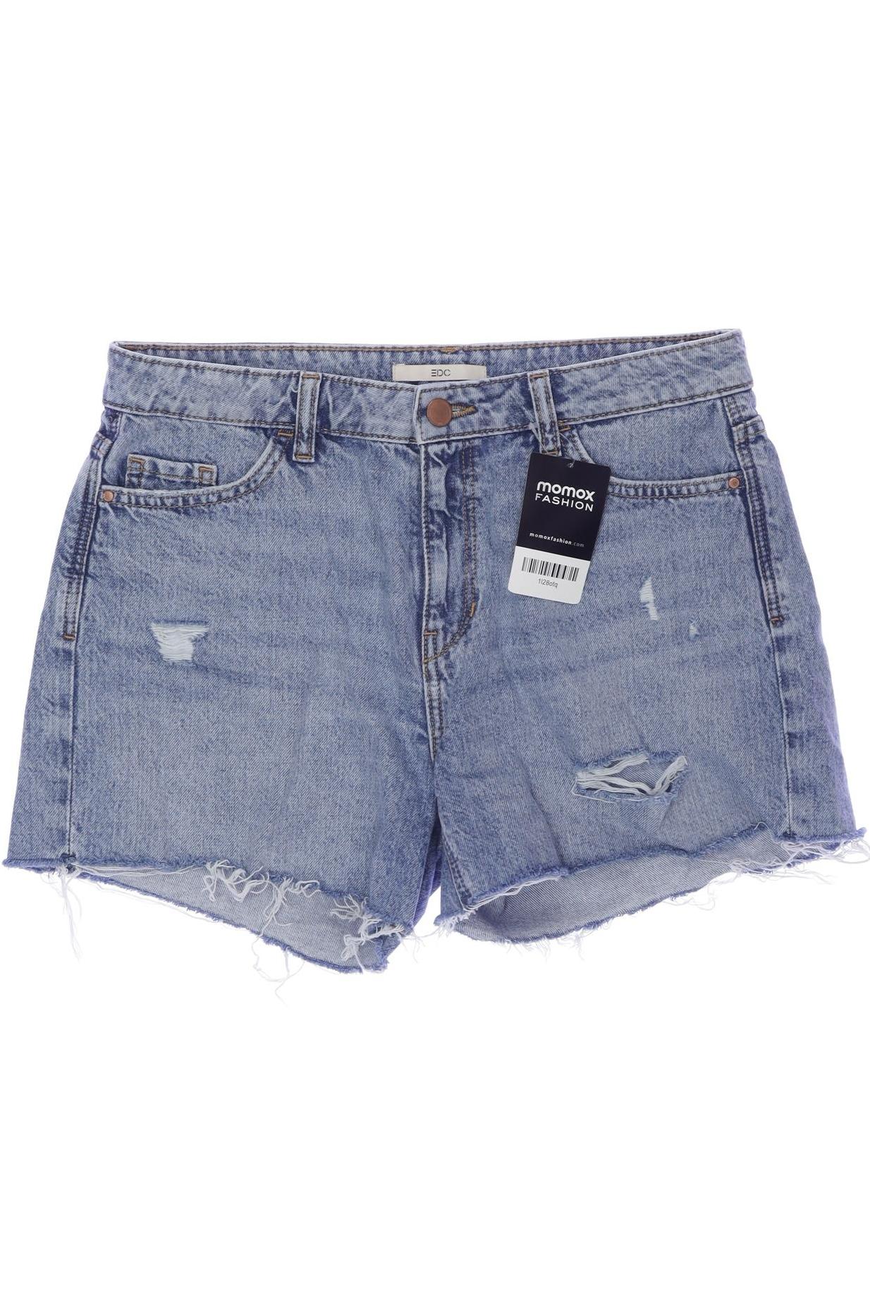 

edc by Esprit Damen Shorts, blau, Gr. 28