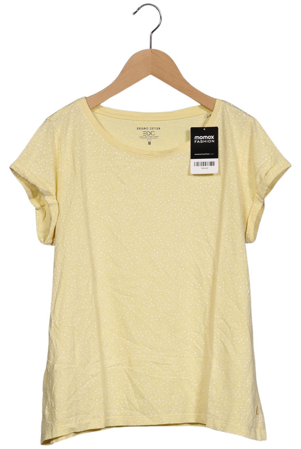 

edc by Esprit Damen T-Shirt, gelb, Gr. 38