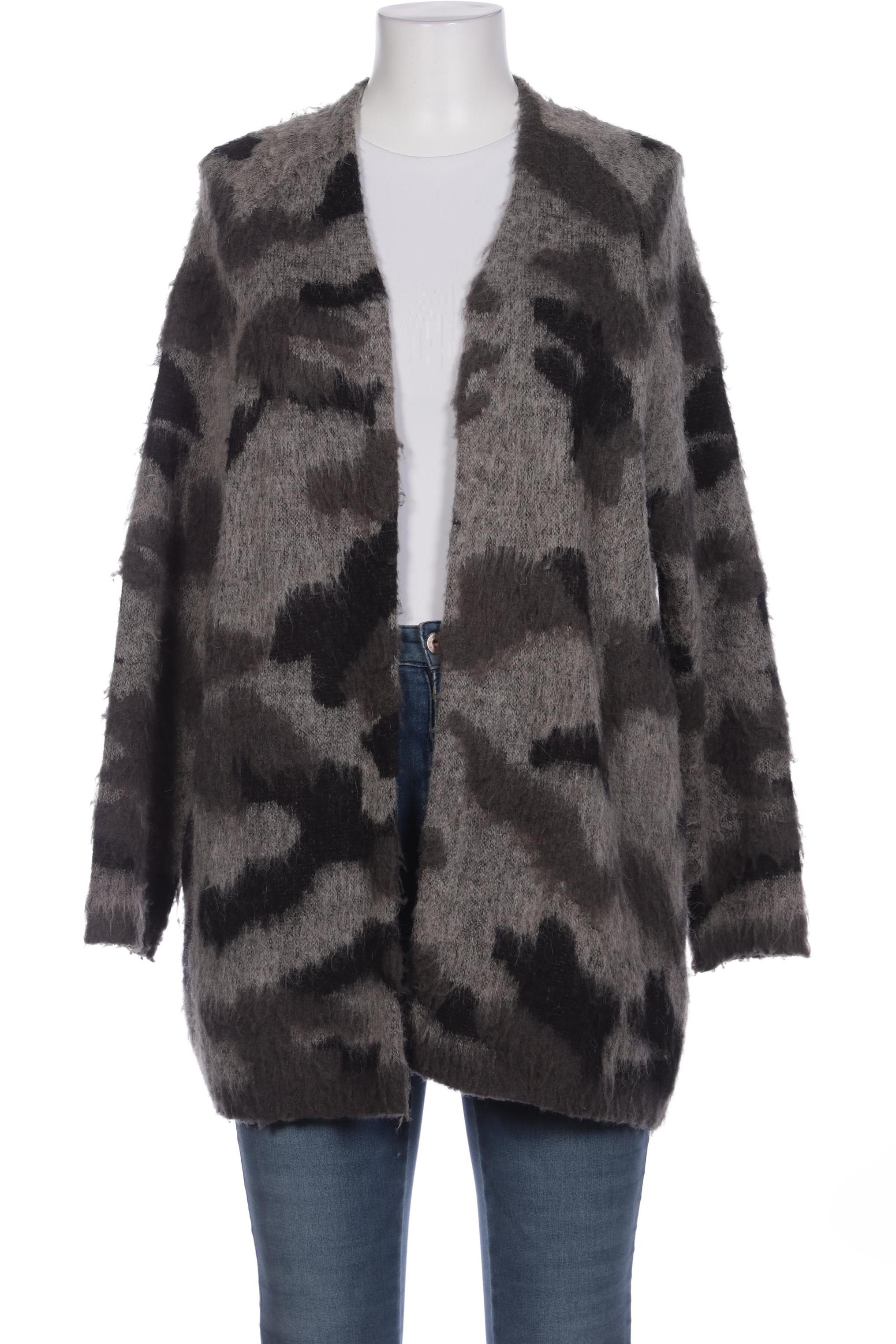 

edc by Esprit Damen Strickjacke, grau, Gr. 42