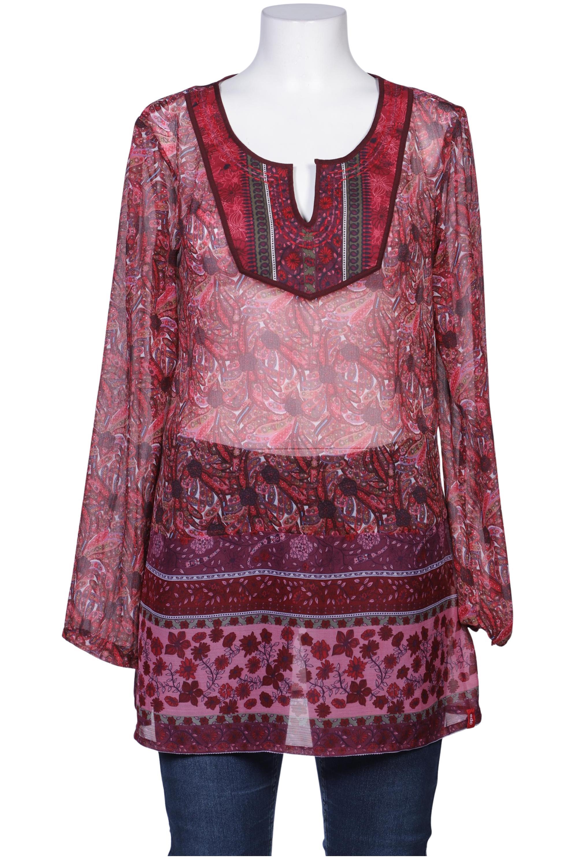 

edc by Esprit Damen Bluse, rot, Gr. 42