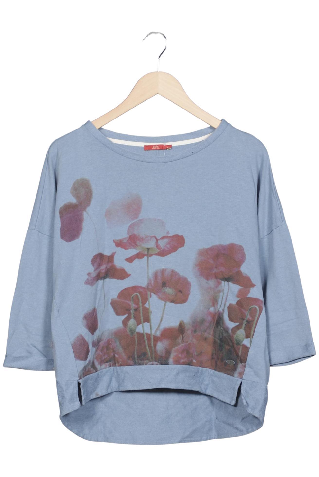 

edc by Esprit Damen Langarmshirt, hellblau, Gr. 42