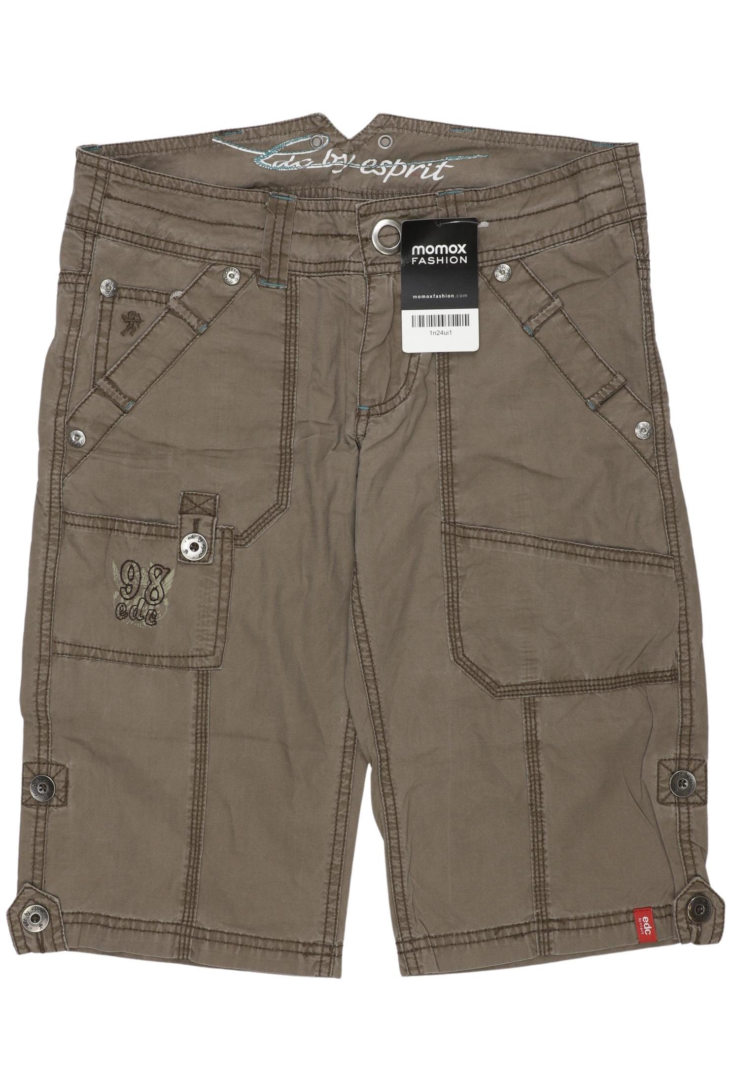 

edc by Esprit Damen Shorts, braun, Gr. 34