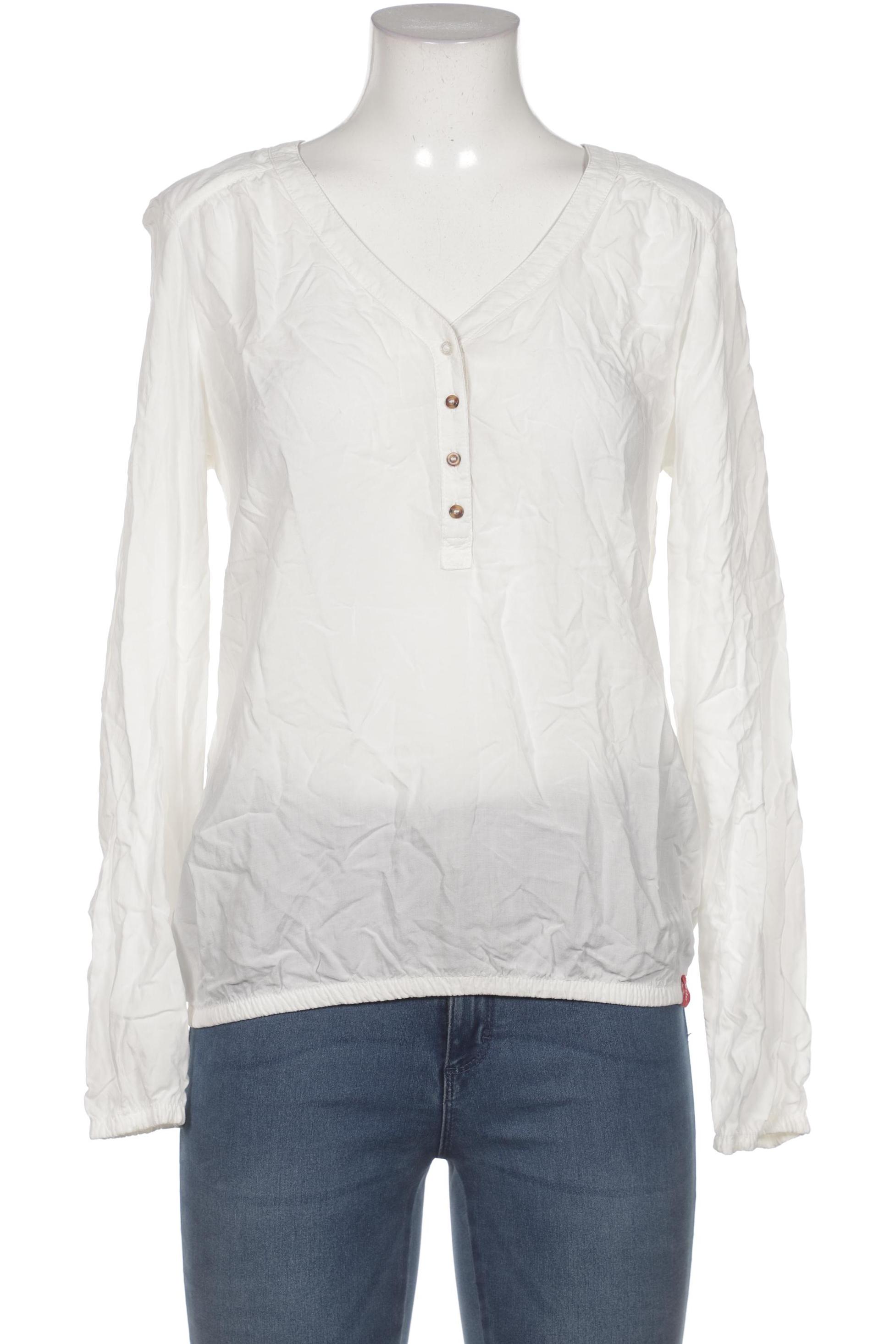 

edc by Esprit Damen Bluse, weiß, Gr. 42