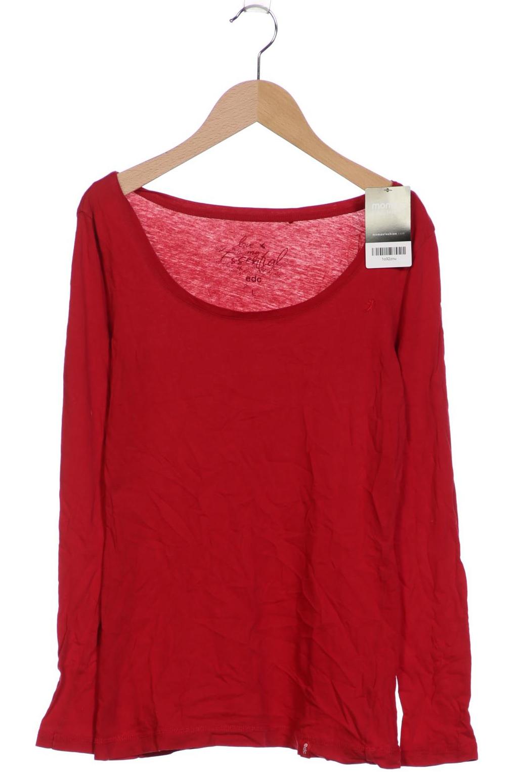 

edc by Esprit Damen Langarmshirt, rot, Gr. 42
