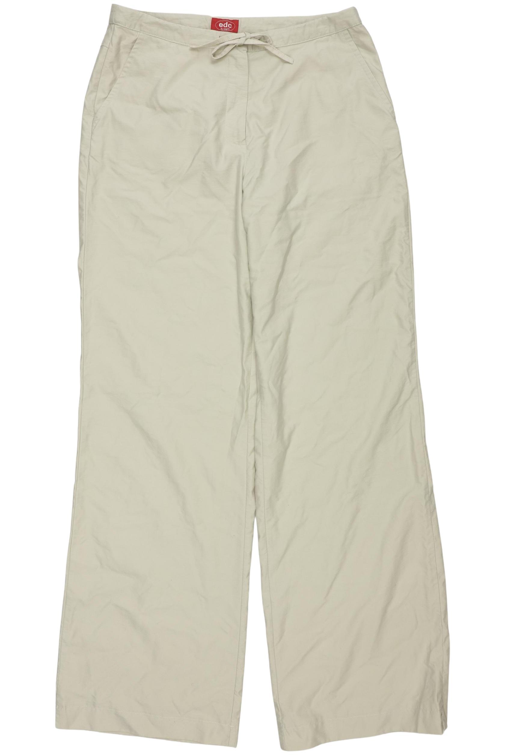 

edc by Esprit Damen Stoffhose, hellgrün, Gr. 38