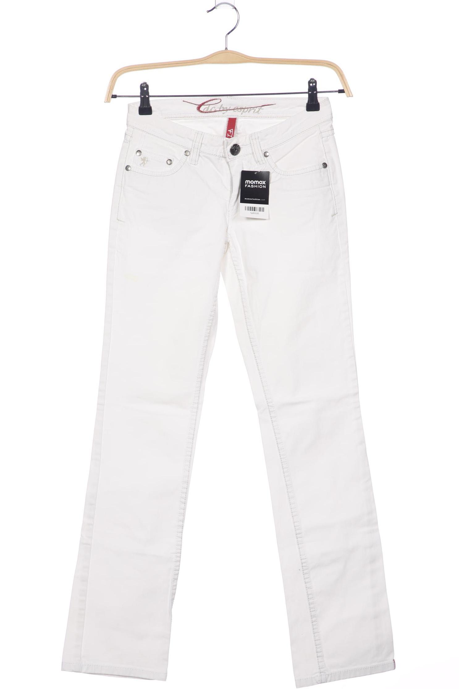 

edc by Esprit Damen Jeans, weiß, Gr. 27