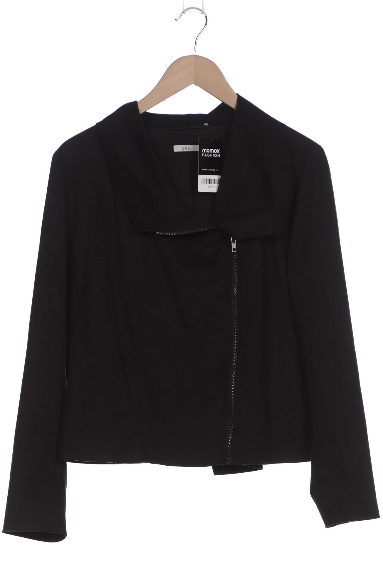 

edc by Esprit Damen Jacke, schwarz, Gr. 44